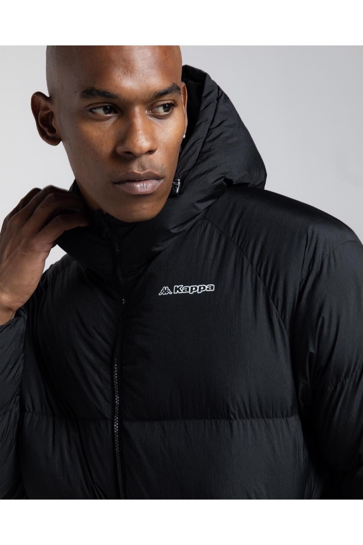 Kappa Winter Jacket Black Trendyol