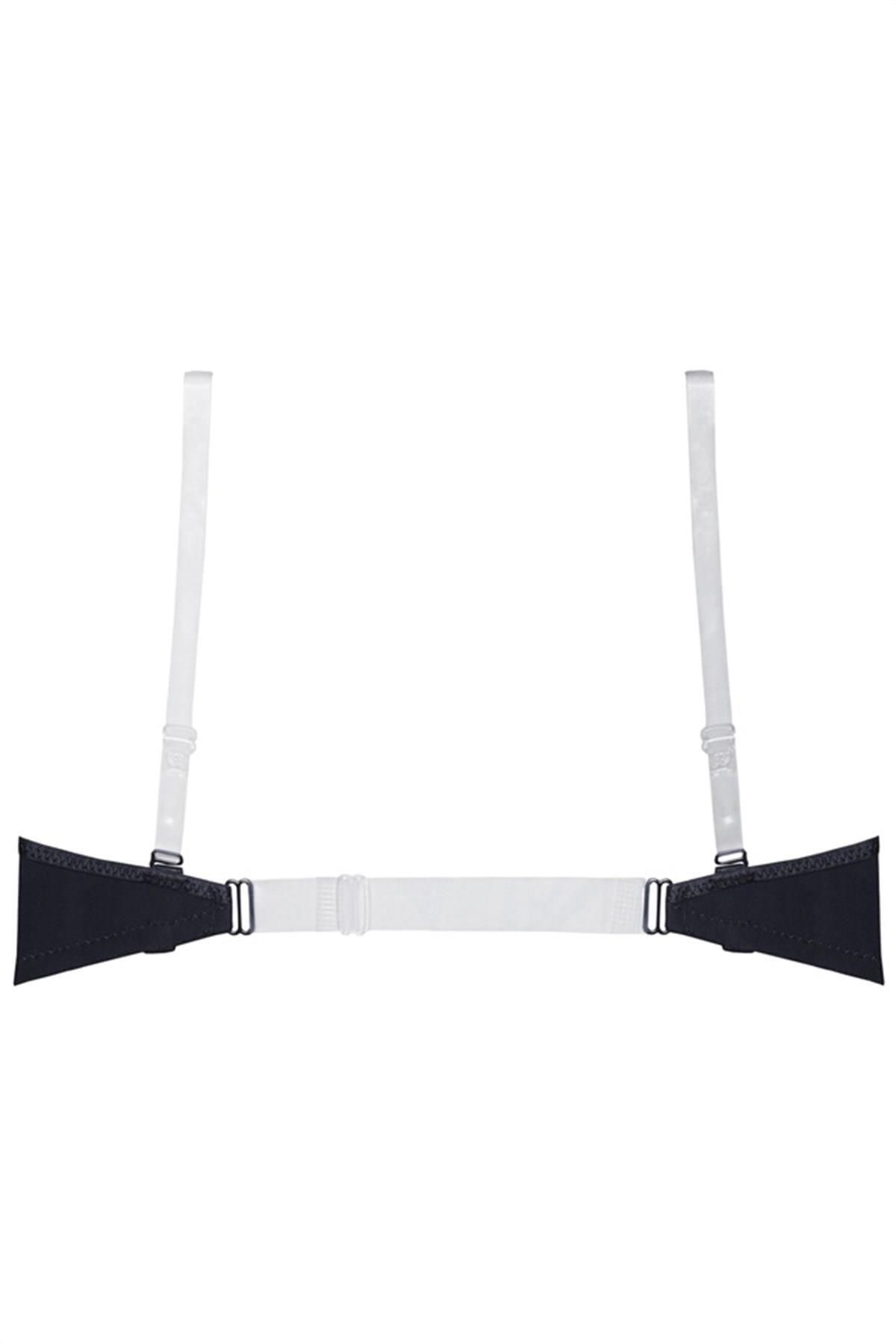 Magic Form-Black Front Clip Back and Strap Push-Up Bra with Transparent Sponge C2T0N3O0 3