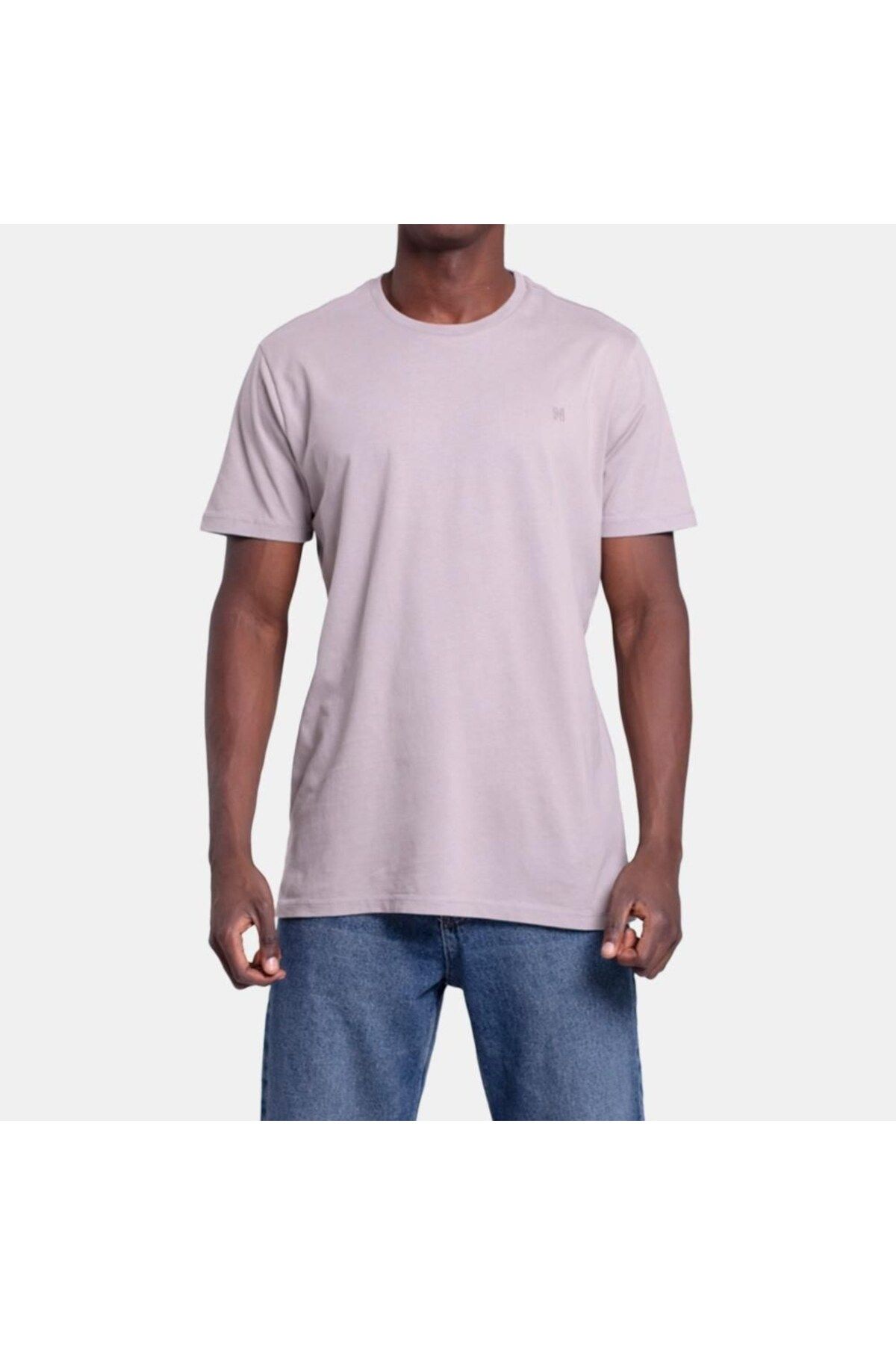 NORFOLK Tricou De Bază Pentru Bărbați, 100% Bumbac, Cu Decolteu Oval Masculin - S