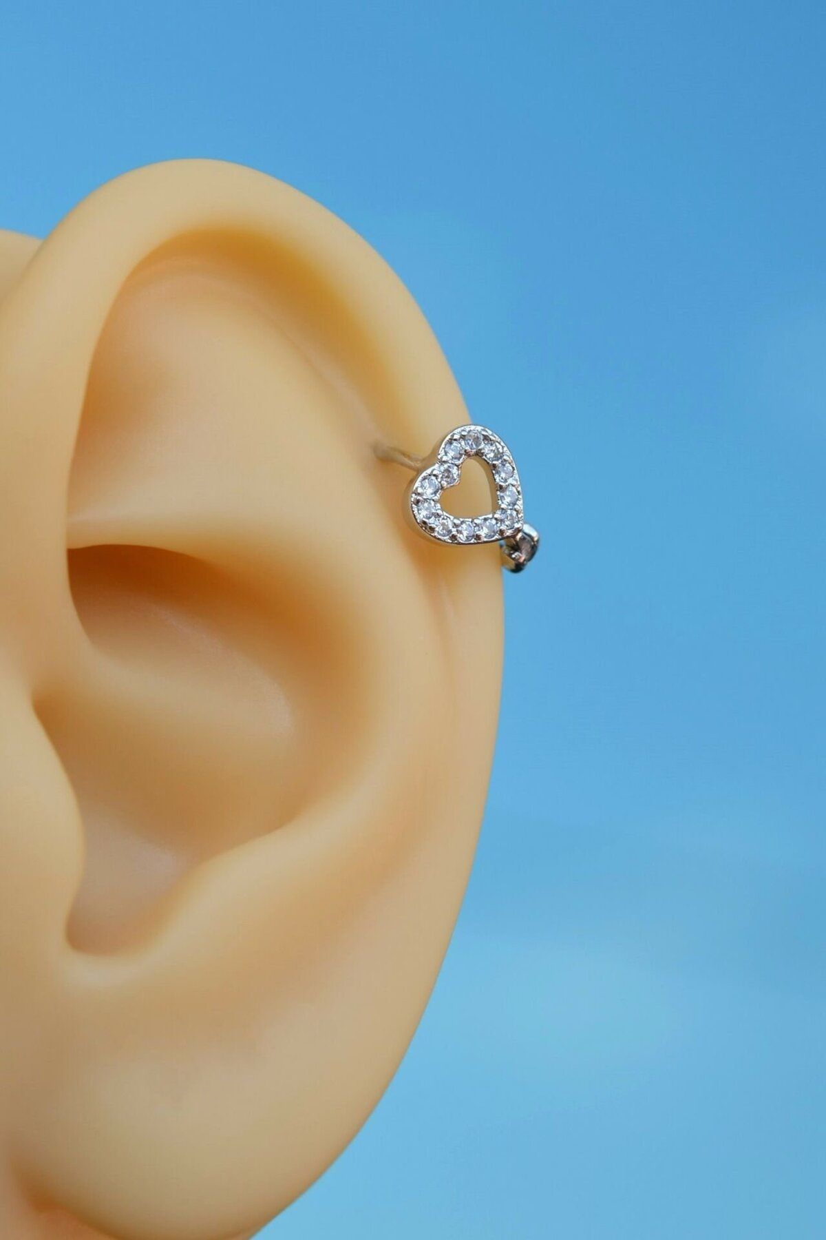 Heart shop helix earring