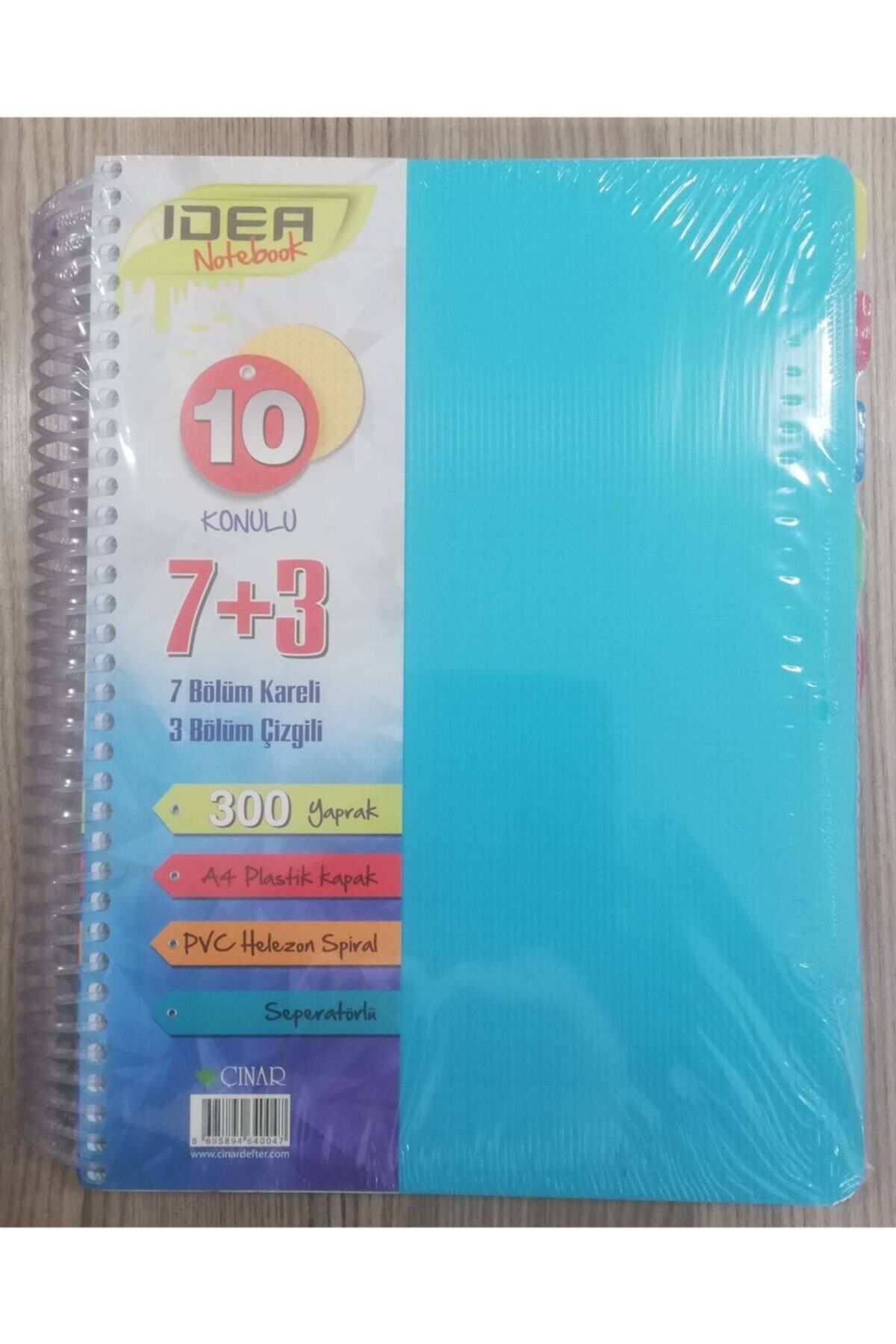 Çınar-A4 Size 10 Subject Notebook 7 3 1