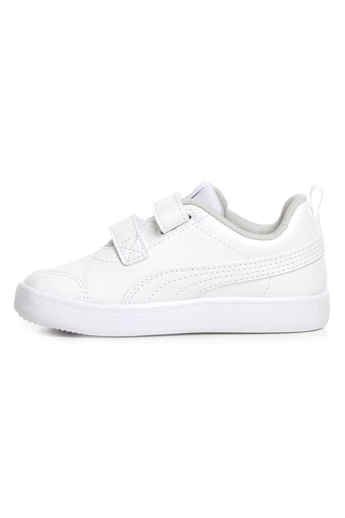 Puma کفش ورزشی بچه گانه Courtflex V2 V Inf سفید