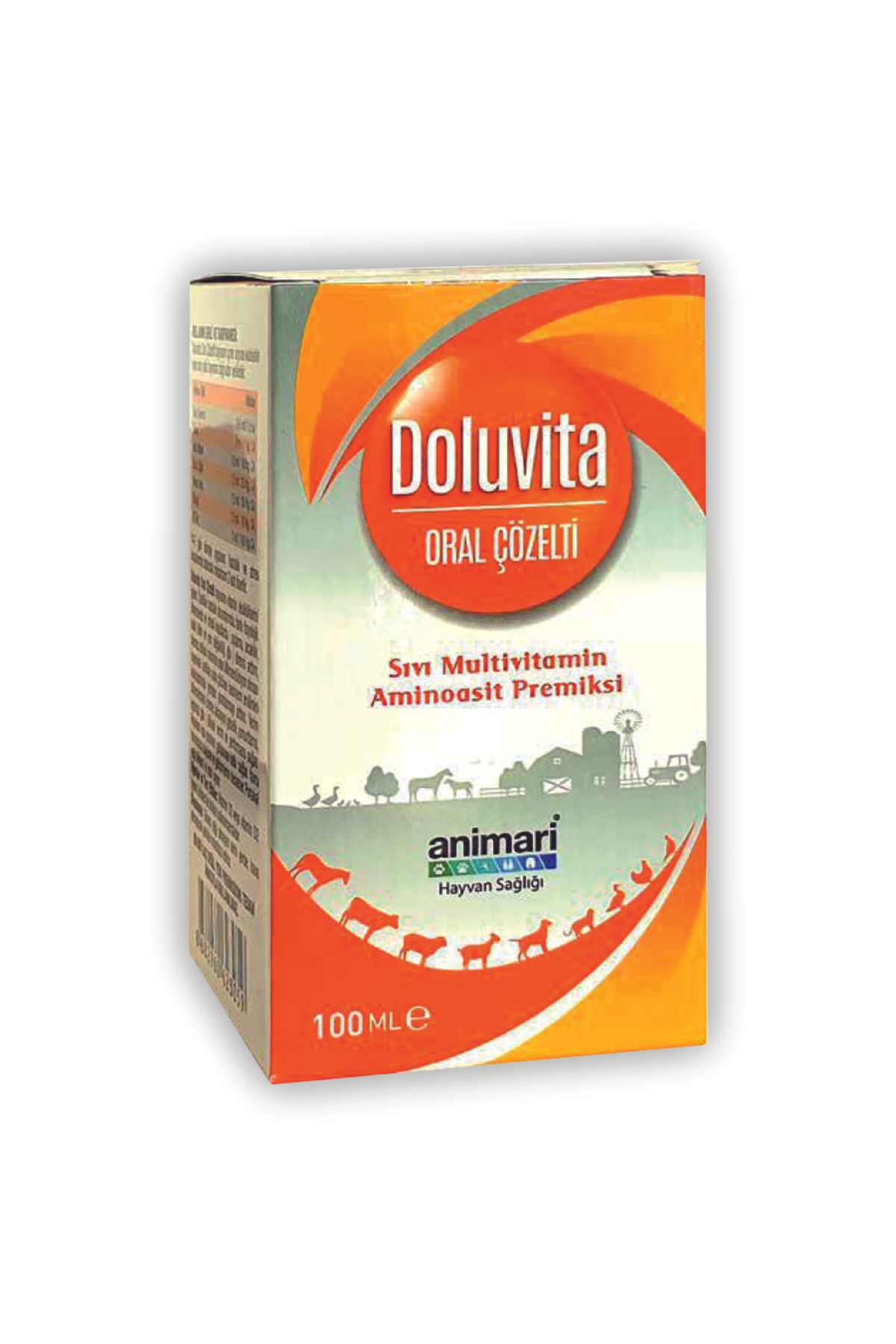 animari Doluvita 100 ml Oral Çözelti Sıvı Multivitamin Amino Asit Premiks Animari