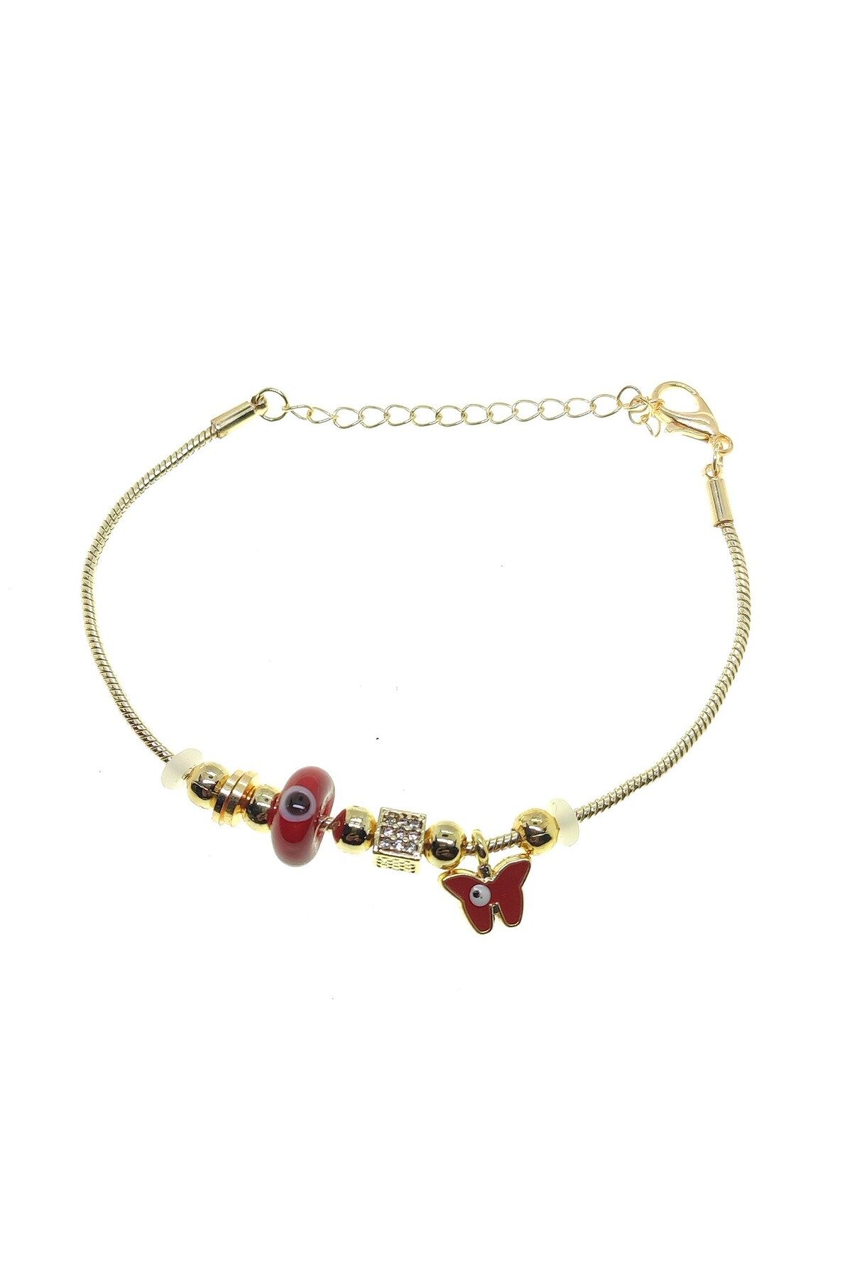 Red and shop gold bracelet