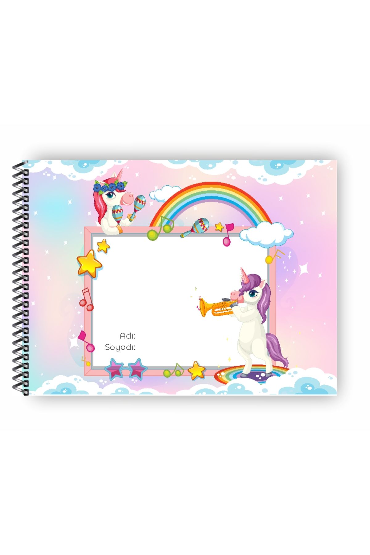 printkonsept-Set of 3 - Small Spiral Picture Notebook 15 Sheets, 17*24 4