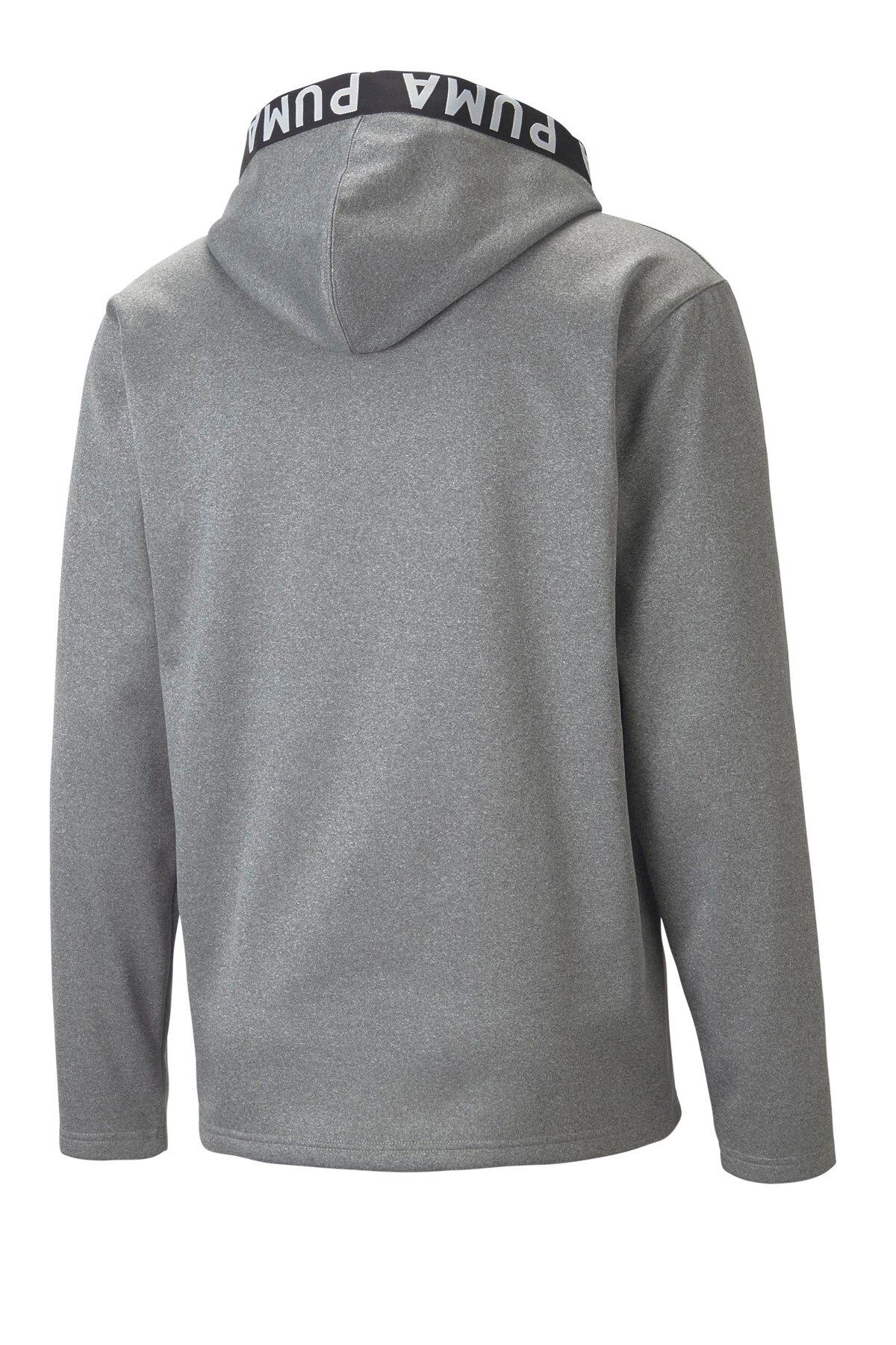 Mens grey discount puma hoodie