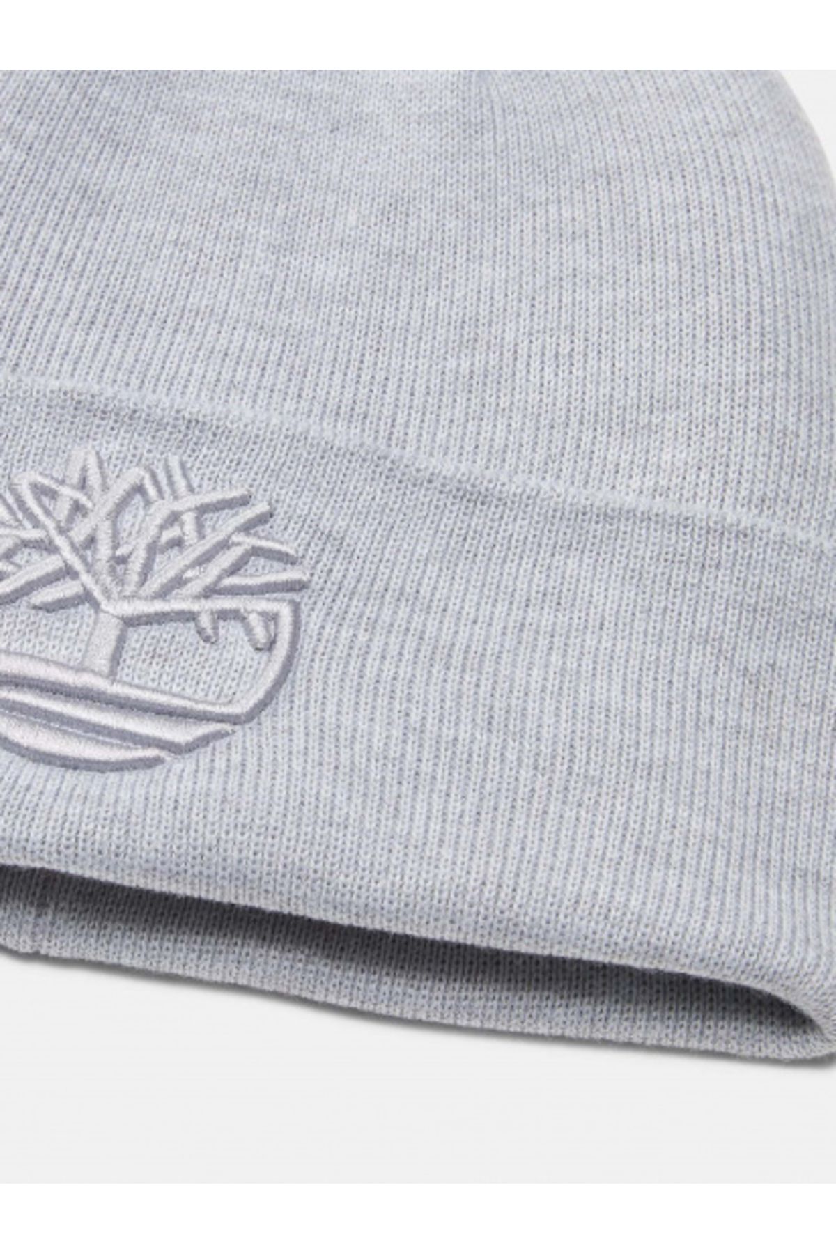 کلاه بافتنی خاکستری مردانه تونال گلدوزی سه بعدی Beanie TB0A2PJRC811 Timberland