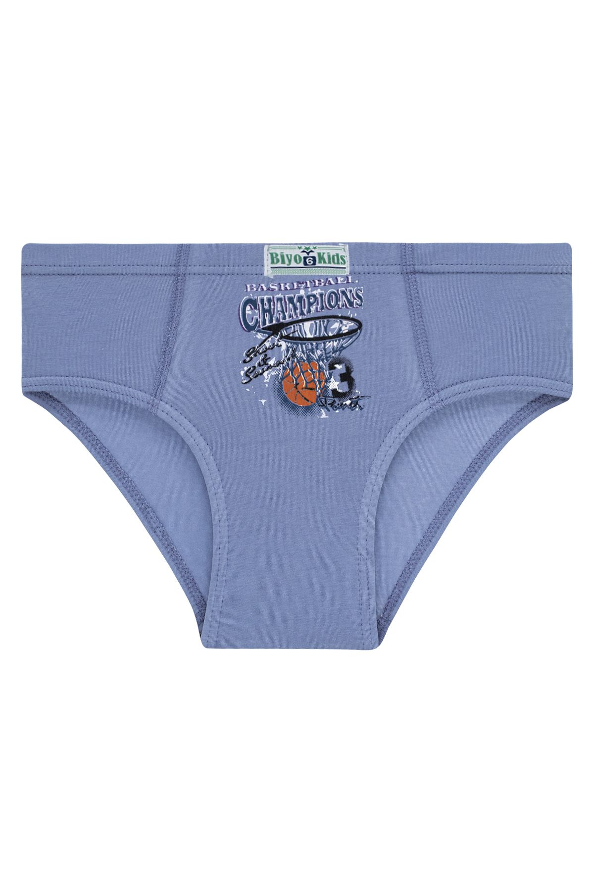biyokids Boy's 5 Pack Colorful Slip Panties - Basketball - - Trendyol