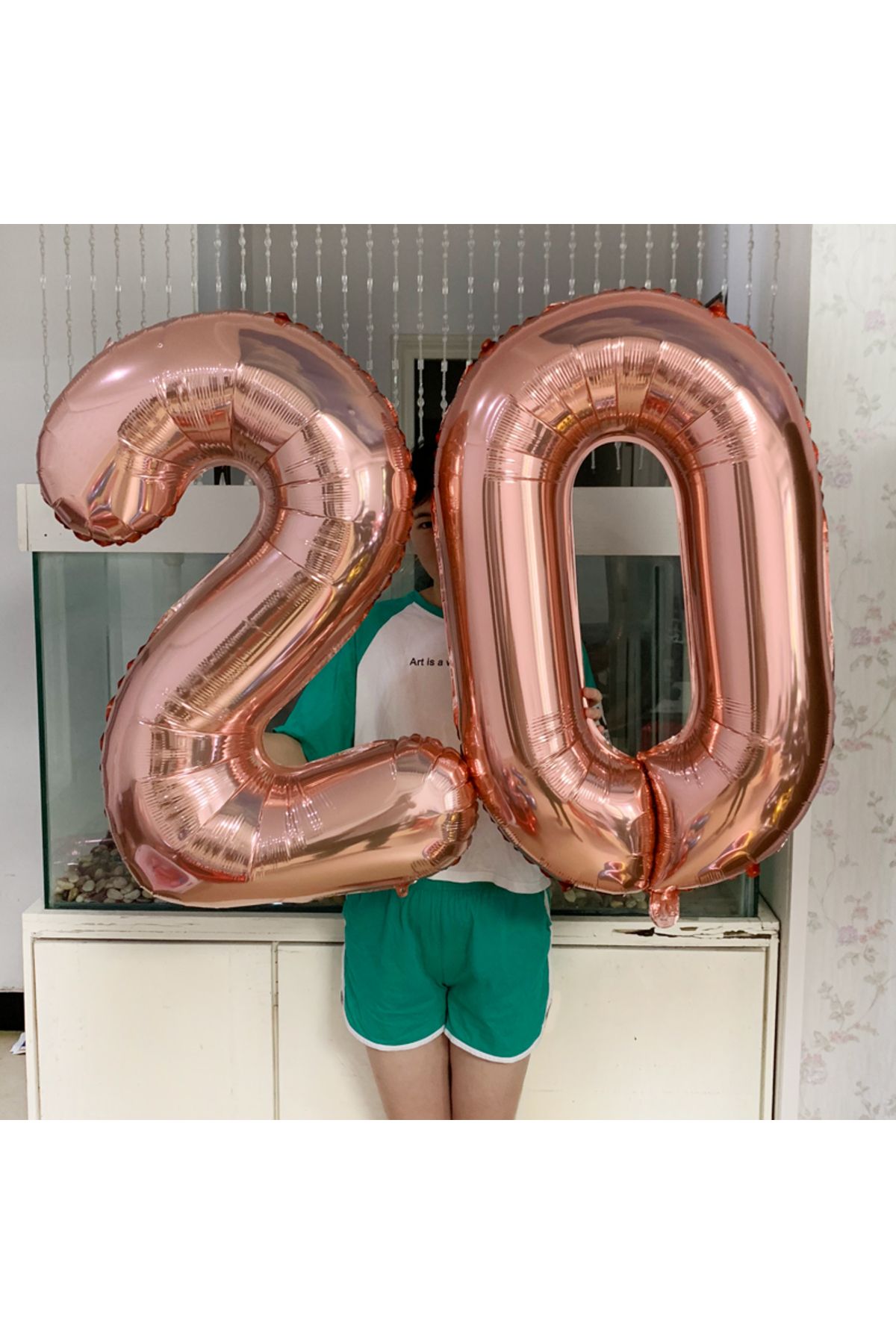 Gold 20 balloons deals