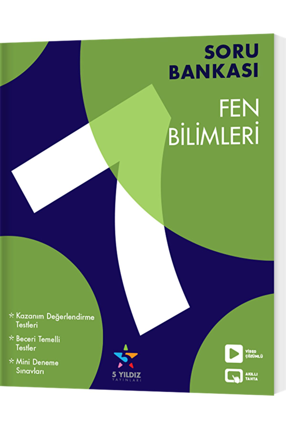 5 yıldız yayınları 7. Sınıf Matematik Soru Bankası / Kolektif / 5 Yıldız Yayınları / 9786257520270