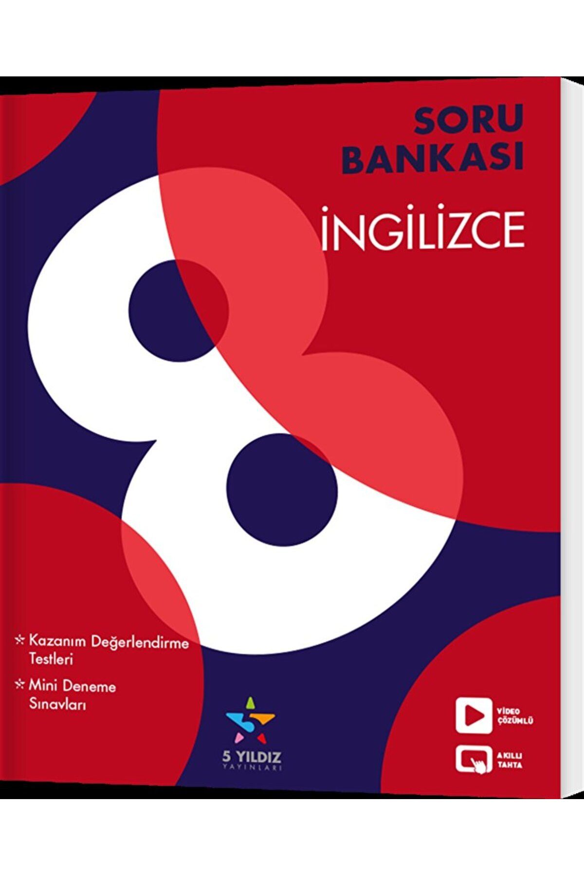5 yıldız yayınları 8. Sınıf İngilizce Soru Bankası / Kolektif / 5 Yıldız Yayınları / 9786257839396