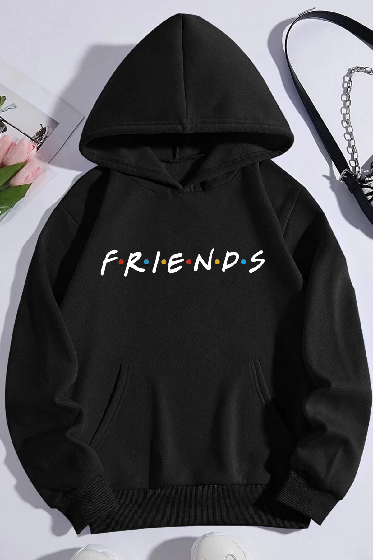 Black top friends sweatshirt