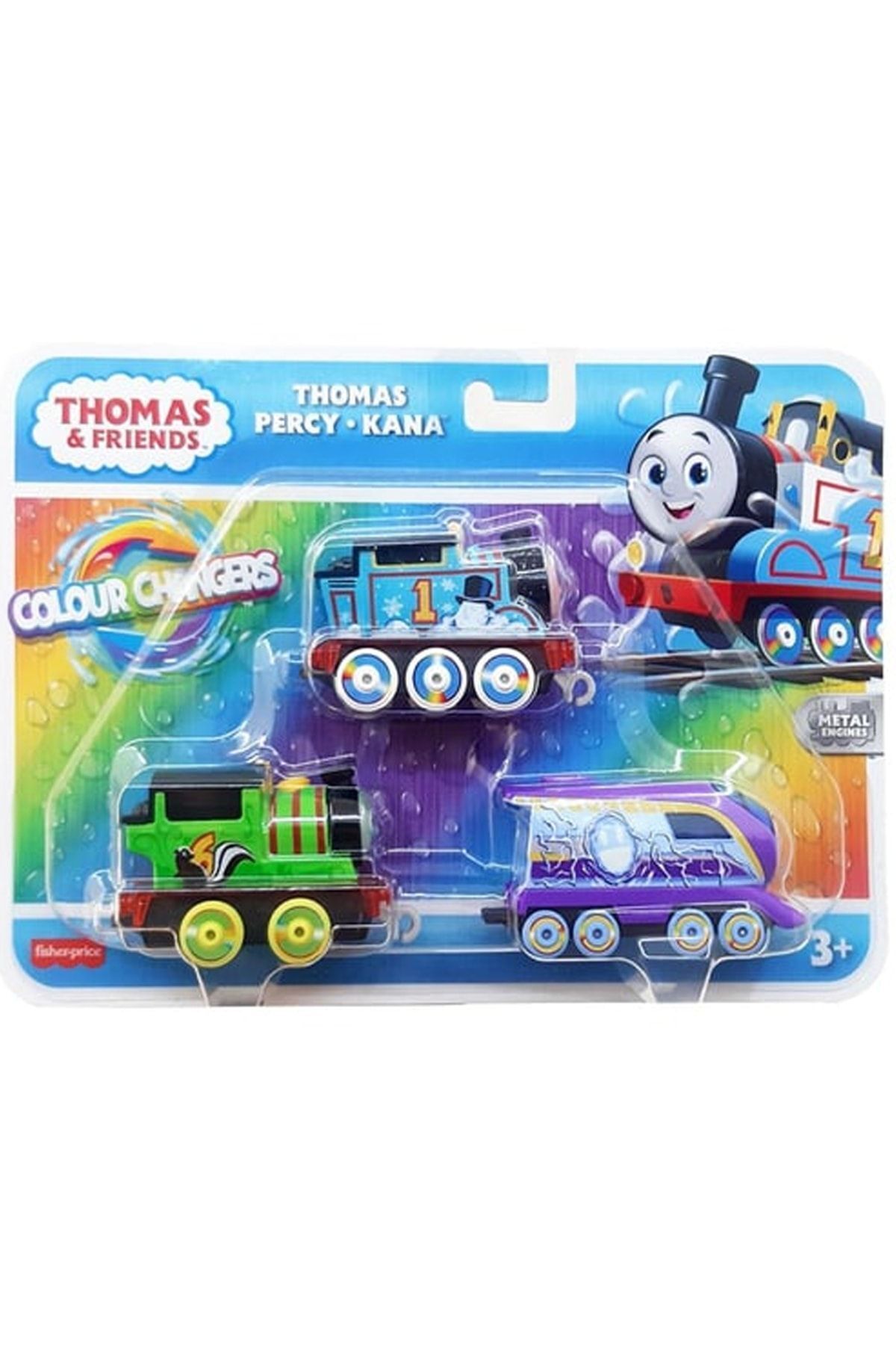 mattel Oyuncak Thomas ve Arkadaşları Renk Değiştiren Küçük Trenler (3 Lü Paket) Hnp82