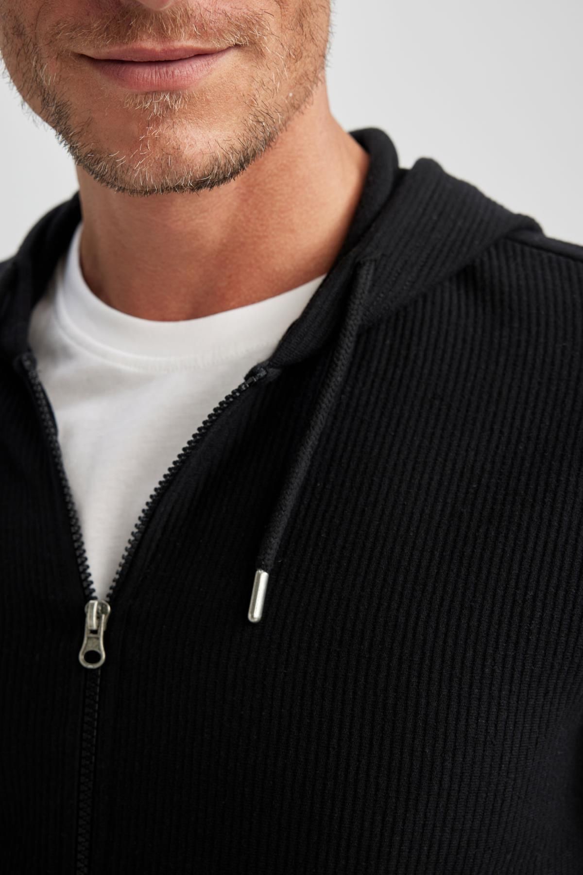DeFacto-Regular Fit Cardigan 5