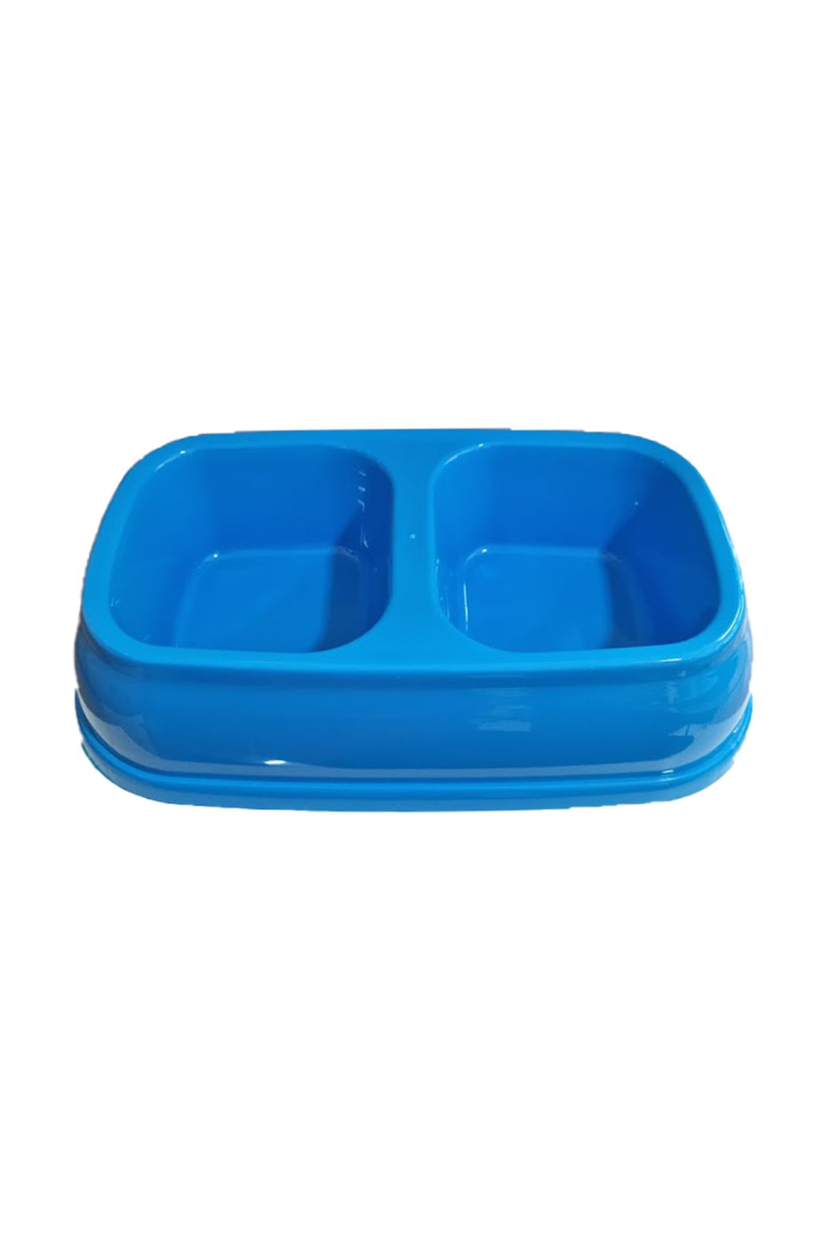 Herniks Cat Food and Water Containers Blue Plastic