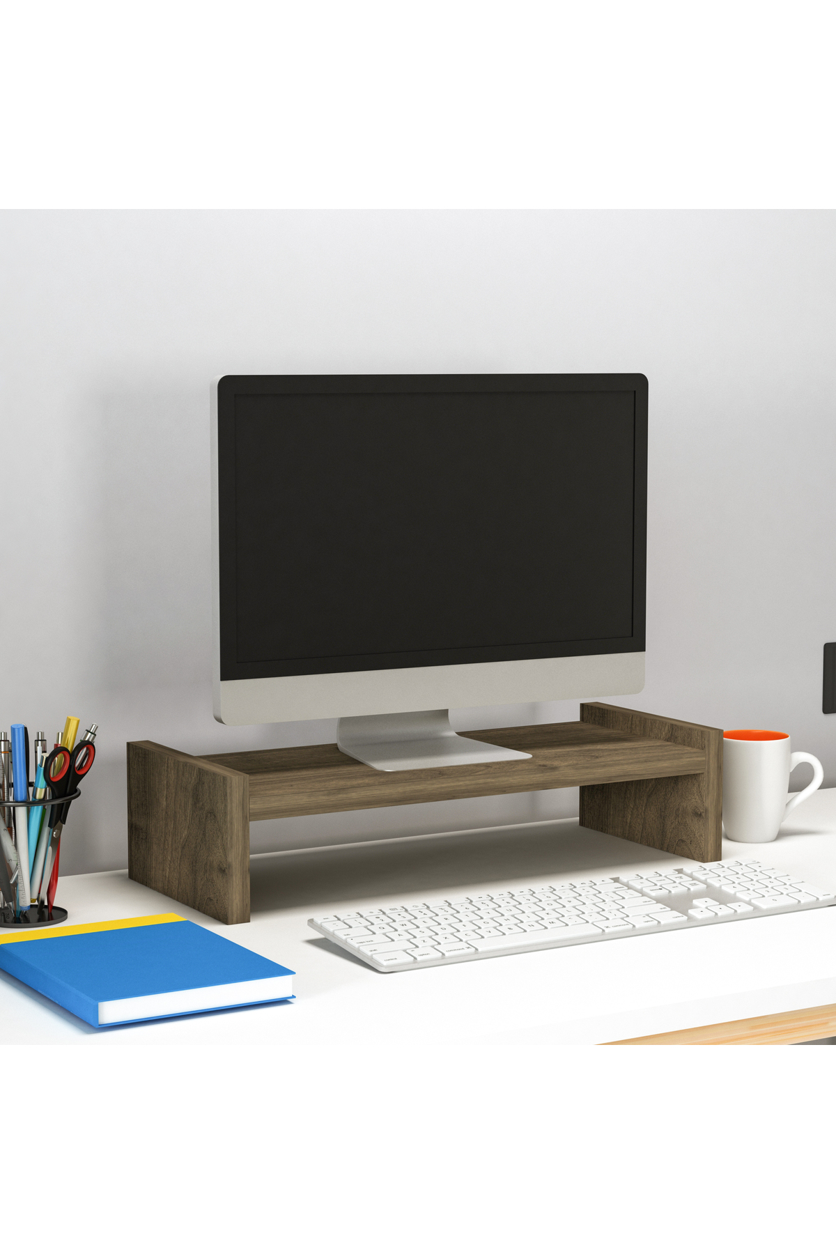 ARNETTİ Arnetti Aylast Monitör Yükseltici Ceviz