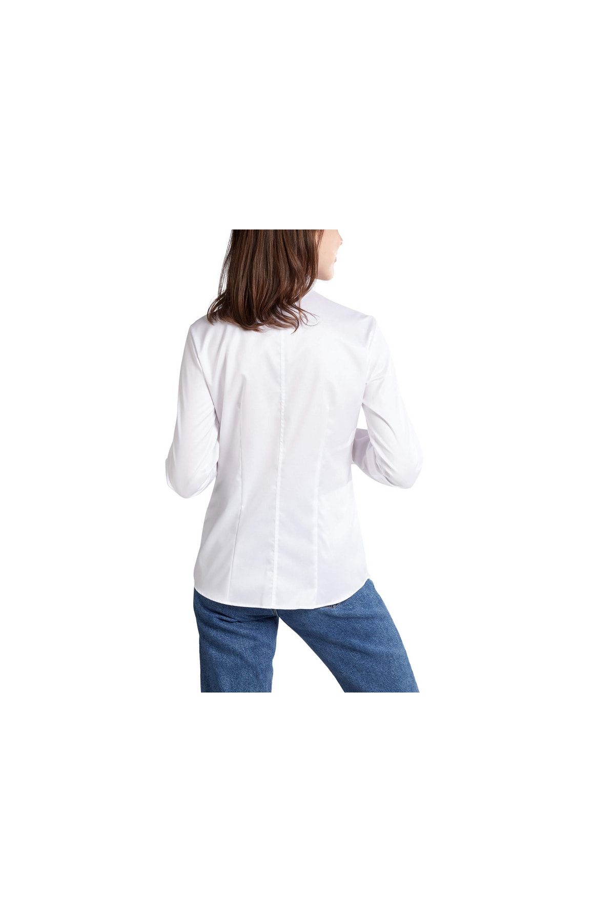 Weiß Bluse - ETERNA Fit - - Regular Trendyol