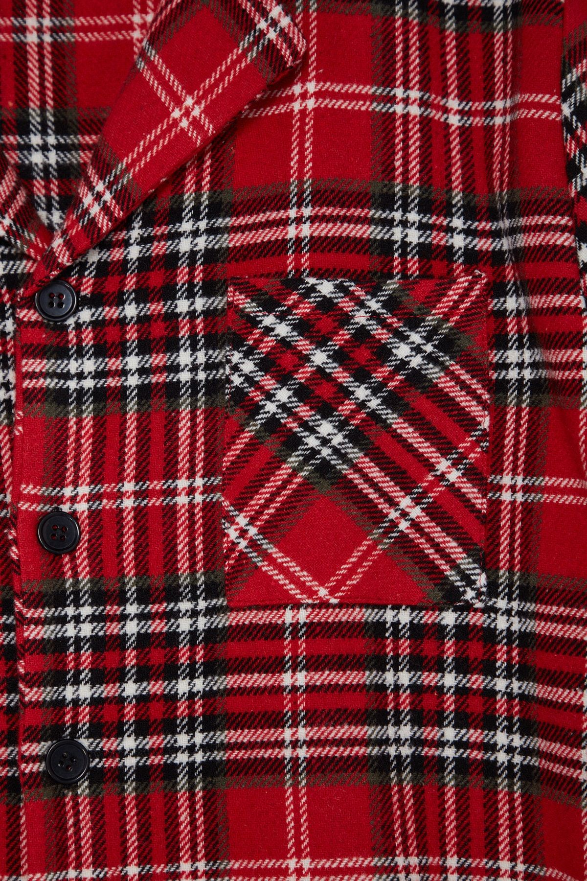 Trendyol Collection-Plaid Patterned Red Regular Fit Pajamas Set - TMNAW24PT00019 7