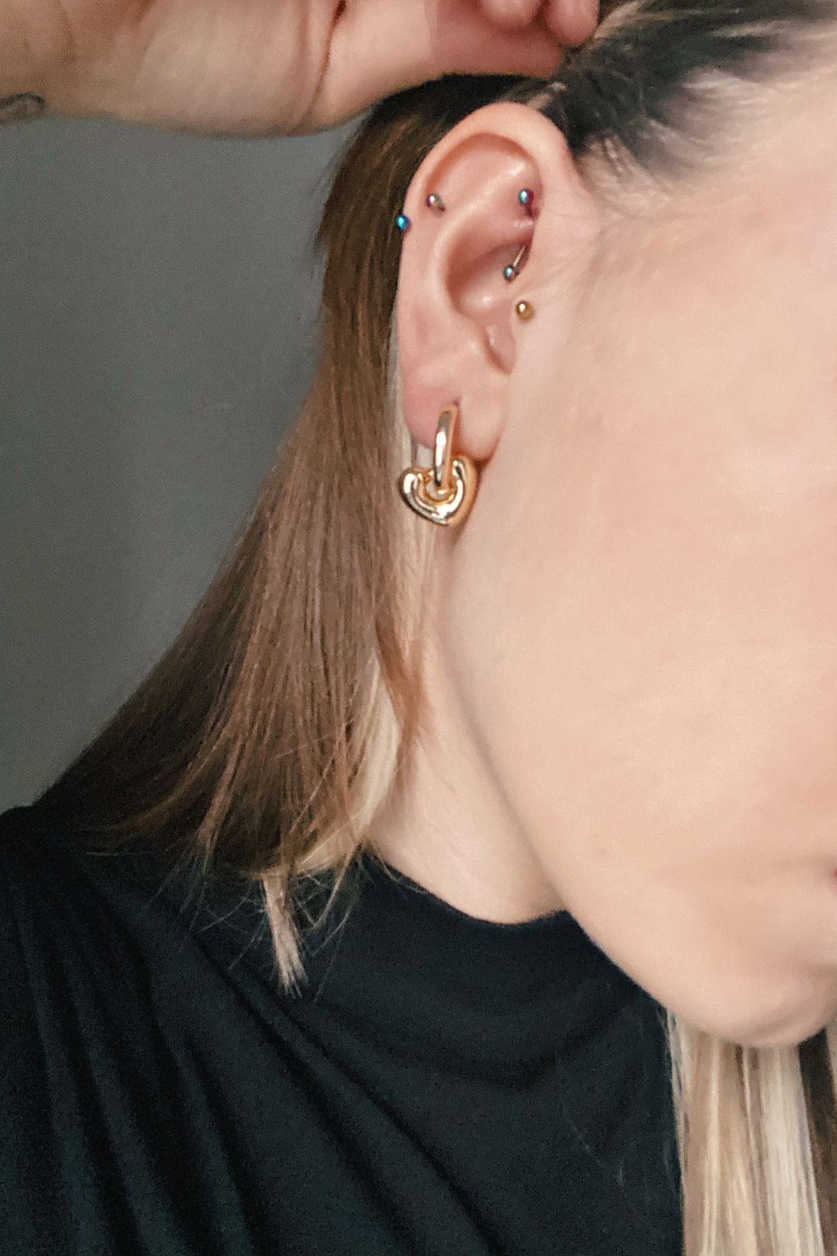 Two shop piece earrings