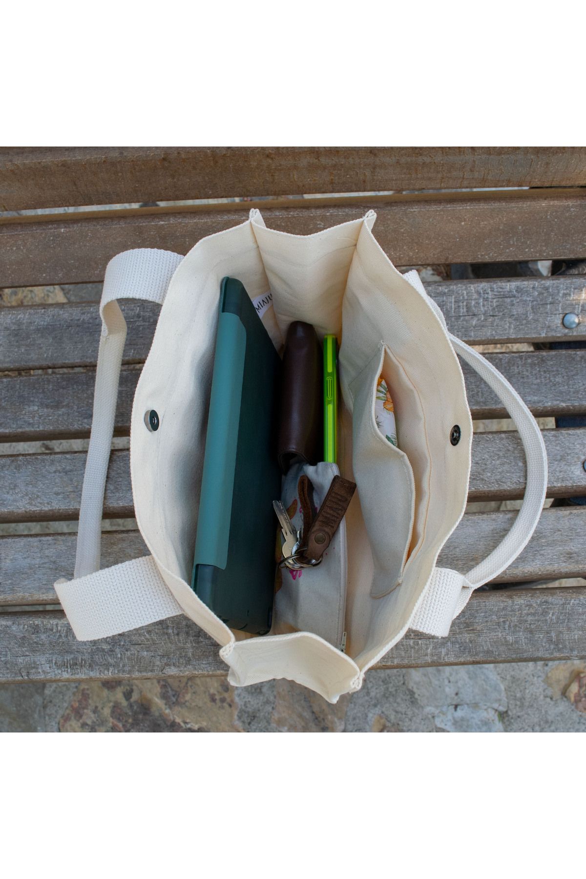 Tote bag clearance with interior pockets