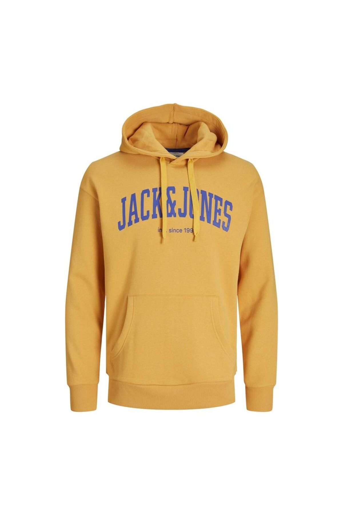 Jack and jones yellow hoodie store