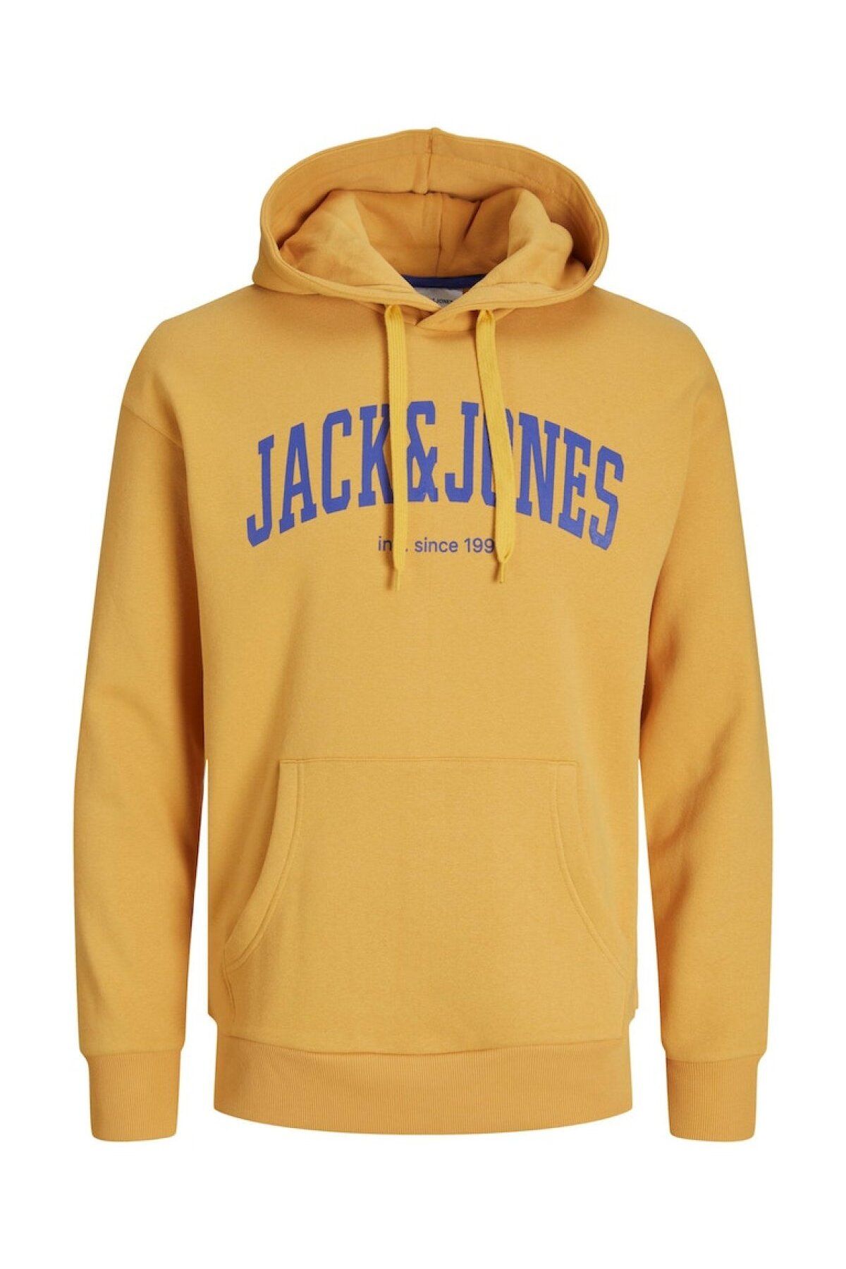 Jack and jones yellow hoodie new arrivals