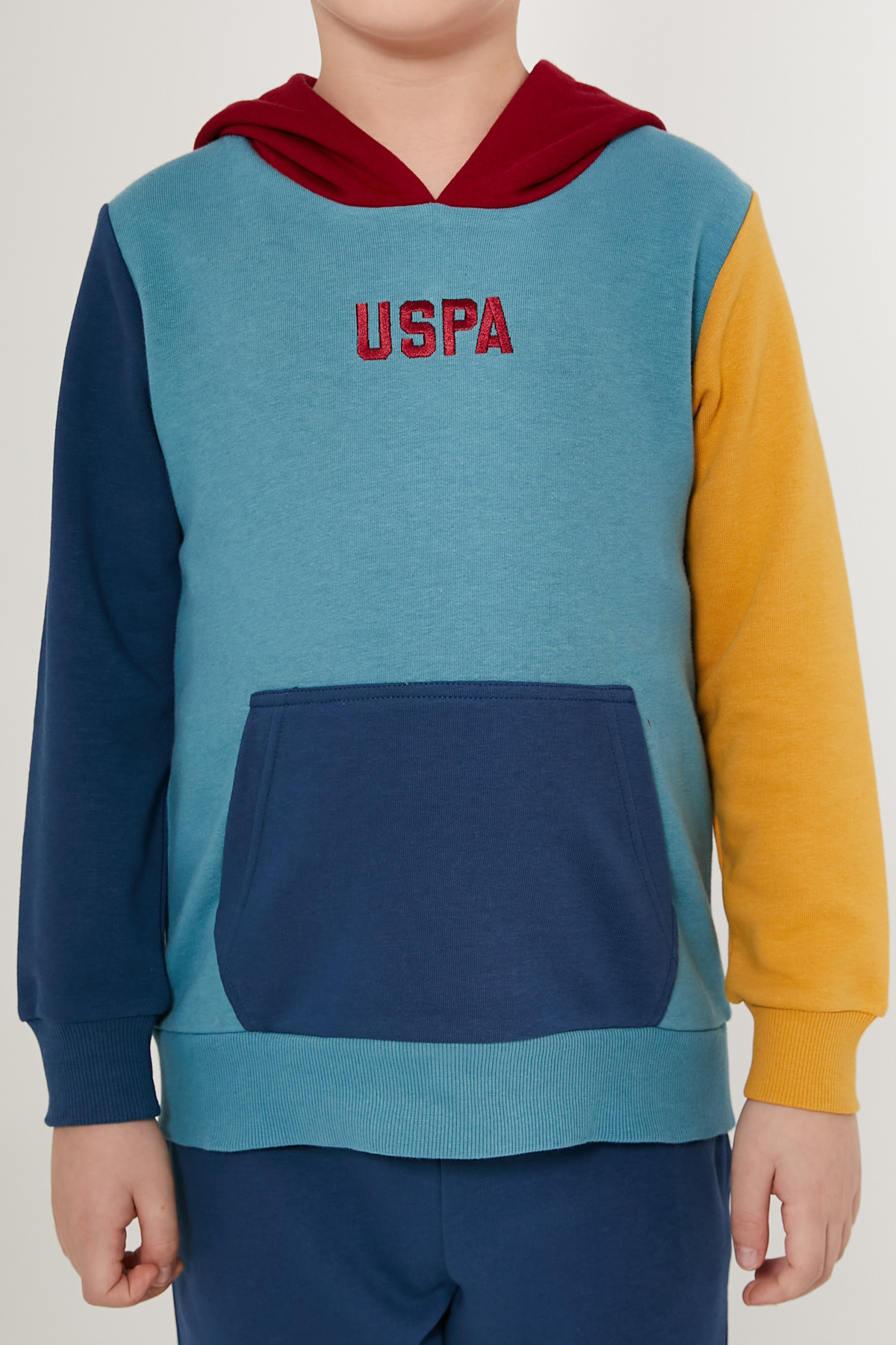 شلوار گرمکن پسرانه آبی یو اس پولوU.S. Polo Assn. | USPA1528 اورجینال - تصویر 4