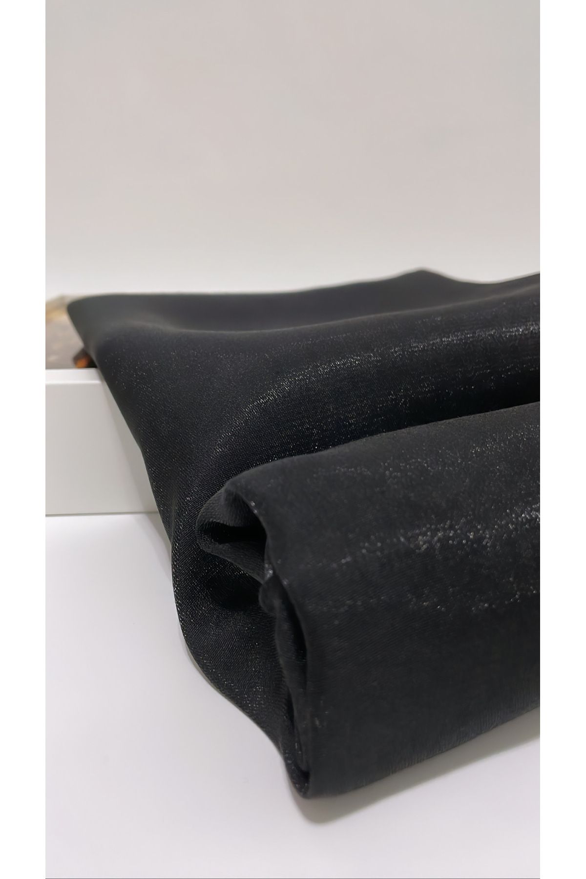 Onur-Şal - ţesătură rochie de seară Lurex Şal strălucitor Îmbrăcăminte hijab Magazin de modă Calitate Client (NEGRU) 4