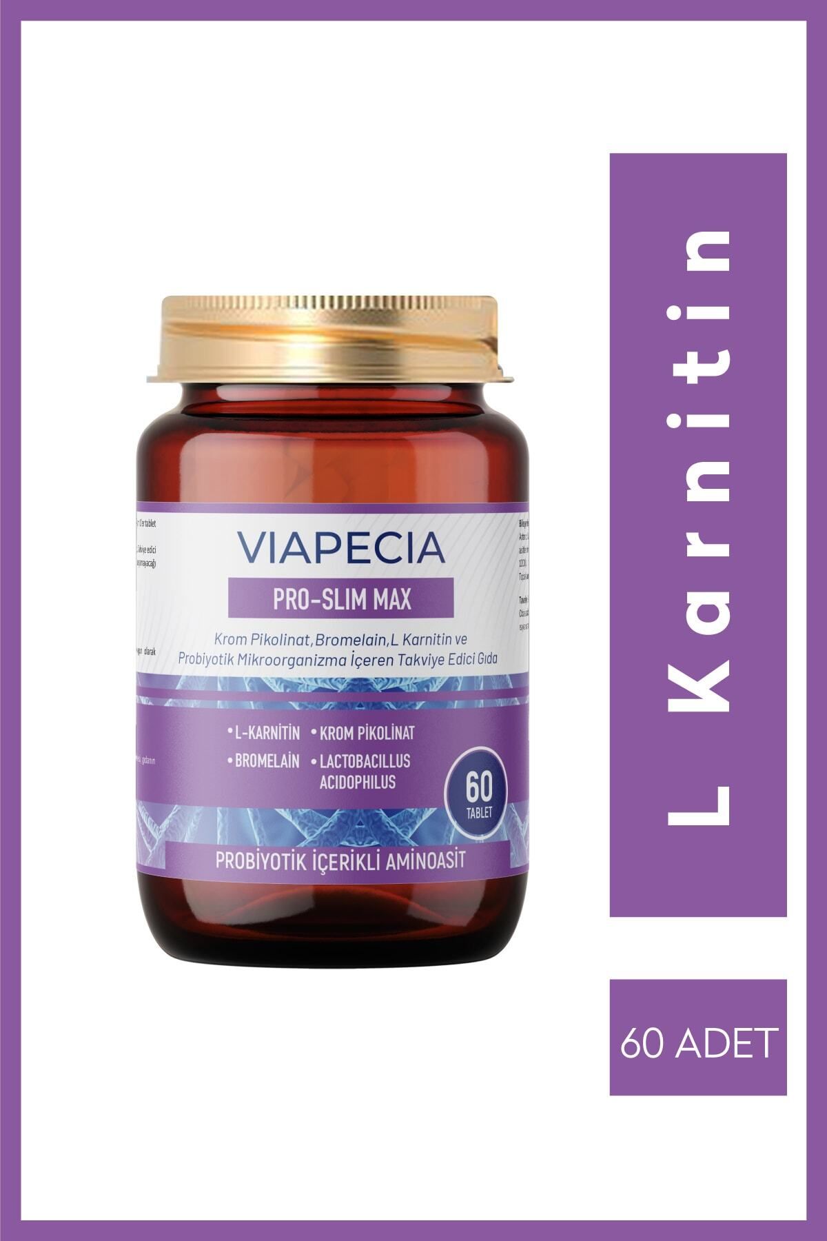 Viapecia Pro-slimmax 60 Adet Tablet Sindirim Sürecine Yardımcı Kilo Verma Aşamasında Etkili