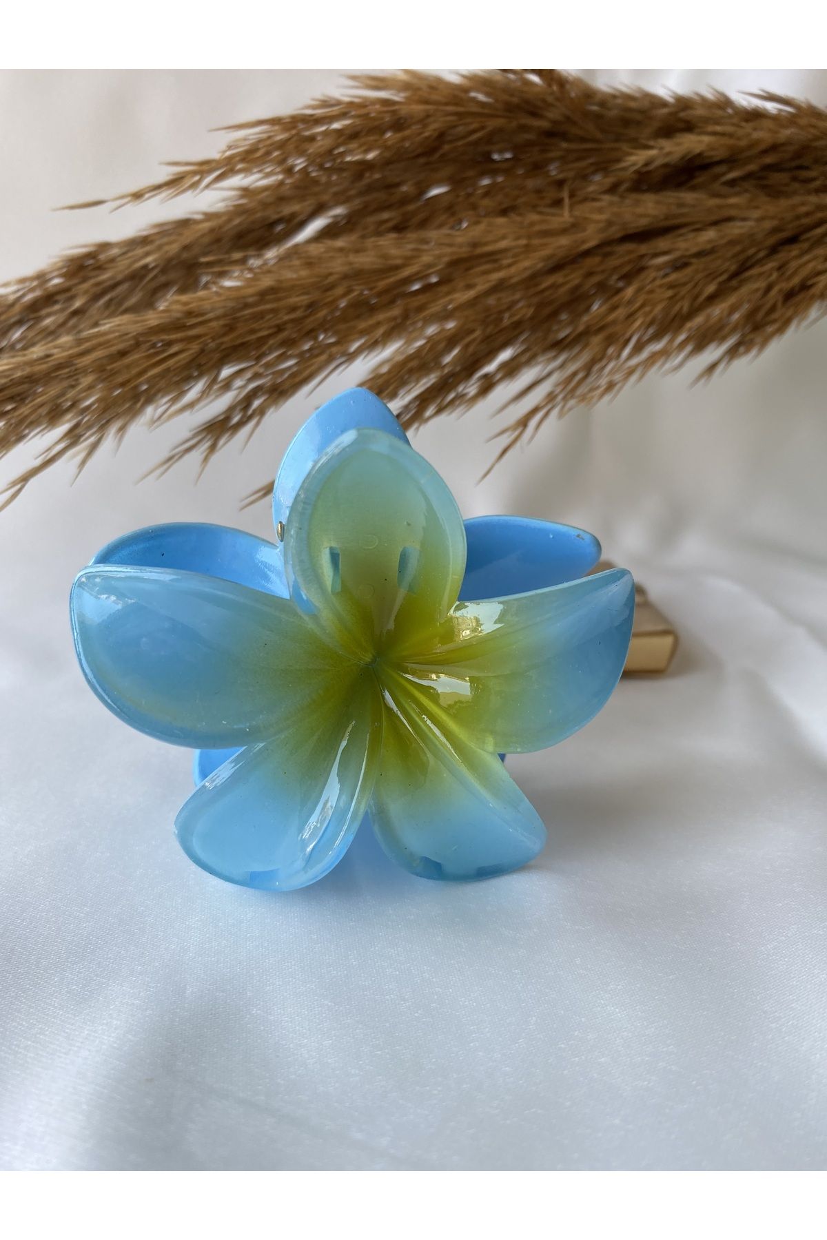 Green flower hair accessories deals