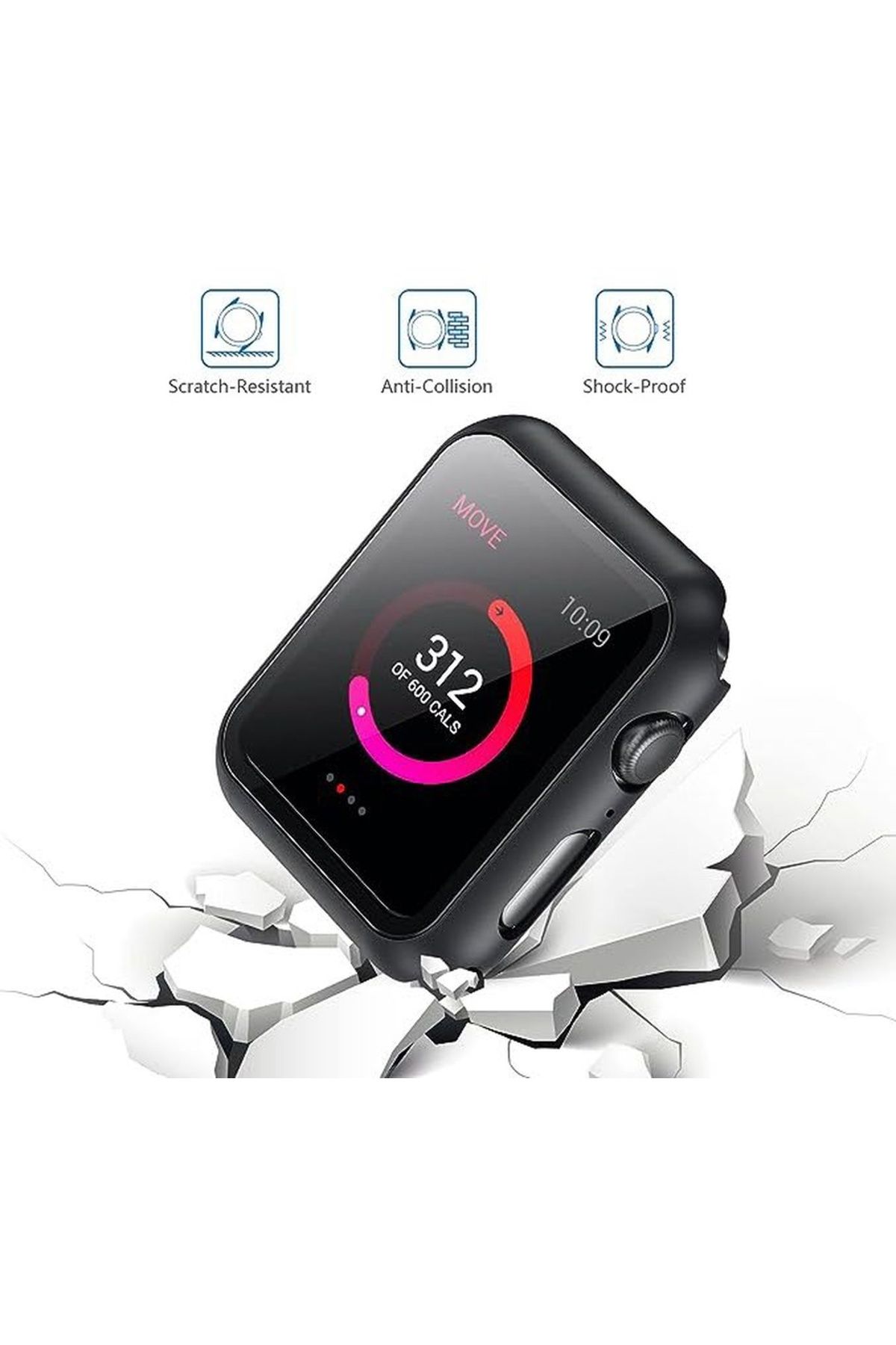 Nezih Case Xiaomi Redmi Watch 3 Compatible 360 Full Protection Case/Screen  Protector (Not Compatible with Active Model) - Trendyol