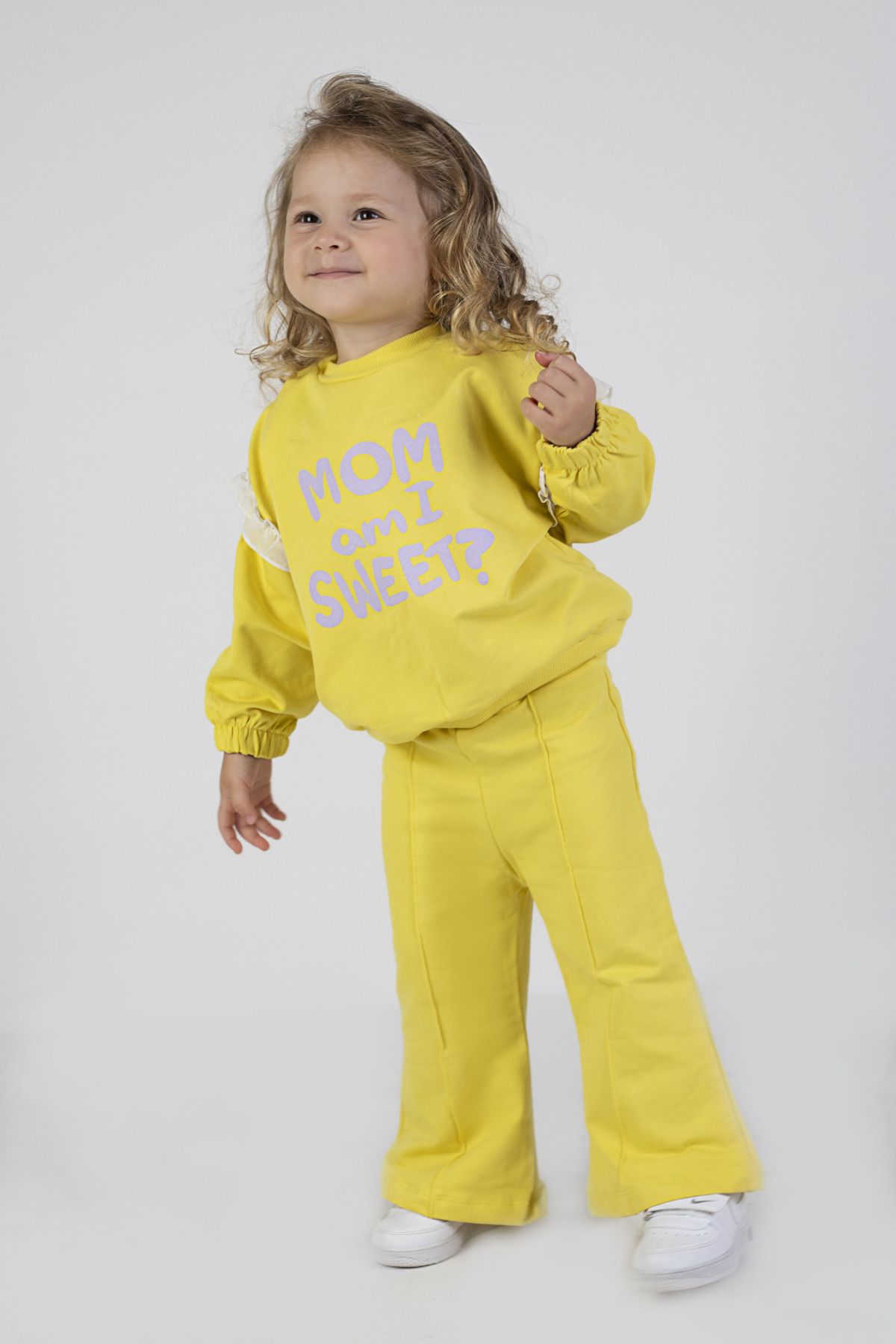 Girls yellow 2024 tracksuit