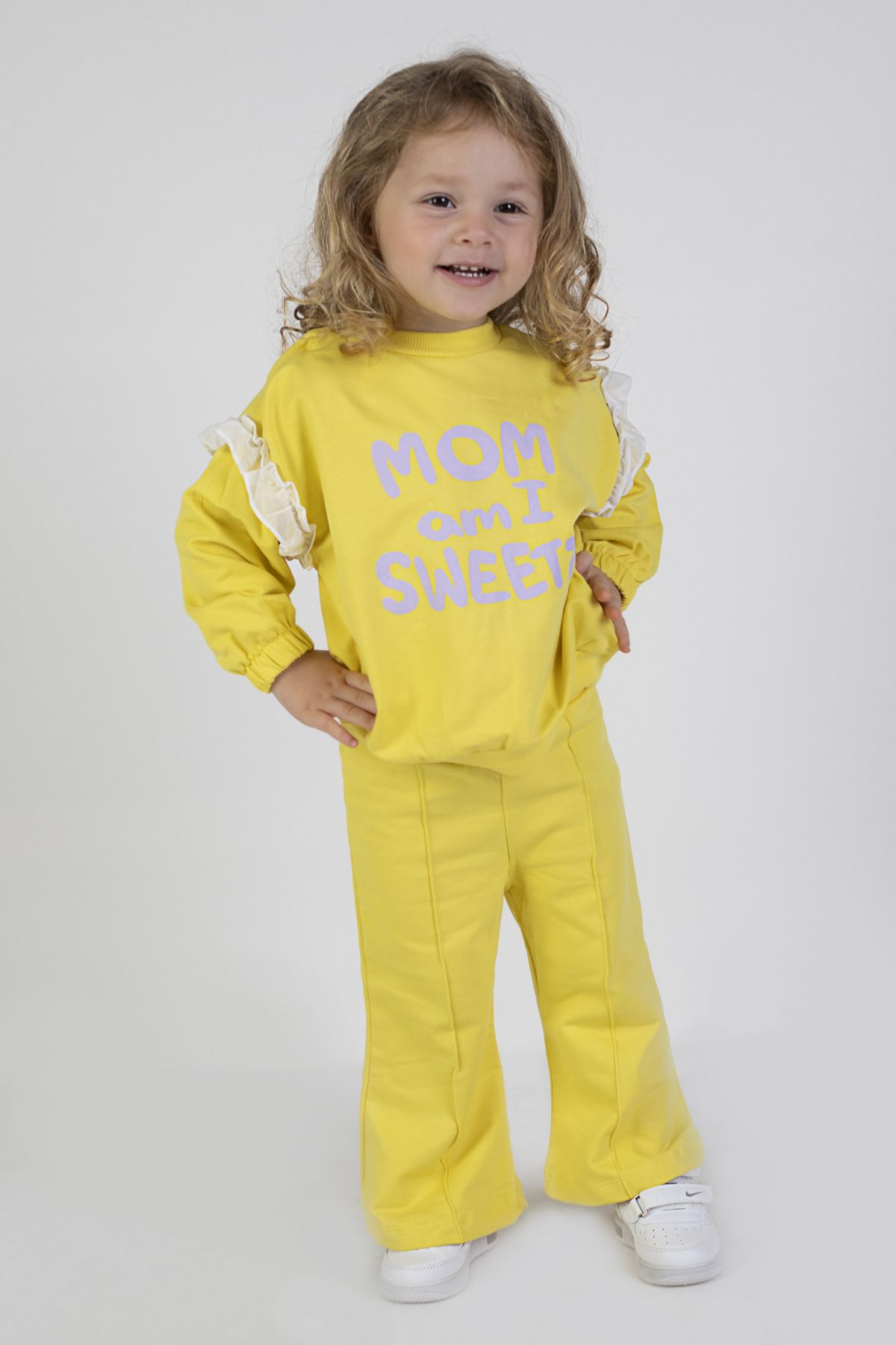 Yellow tracksuit kids sale