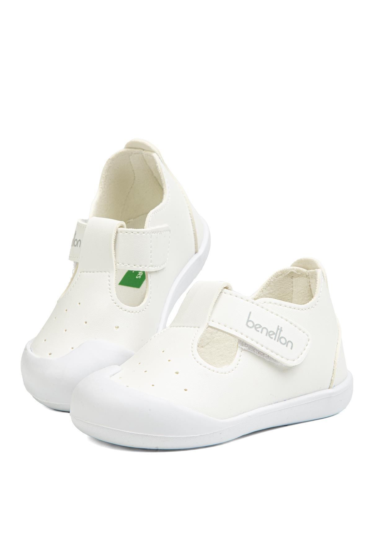 Benetton ® | BN-1250- سفید - کفش ورزشی بچه گانه