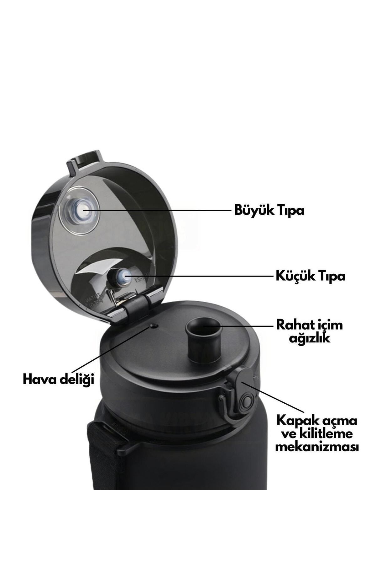 قمقمه ورزشی سبز 500 میل مجموعه جدید نرم Tritan Water Cat Uzspace