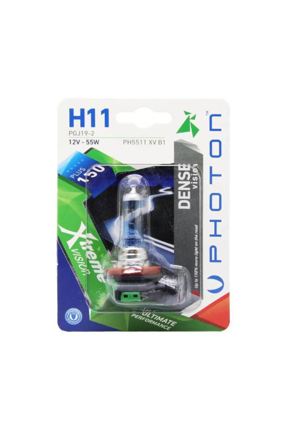 Photon H11 12V 55W XTREME VISION +%150 FAZLA IŞIK (TEKLİ BLISTER)