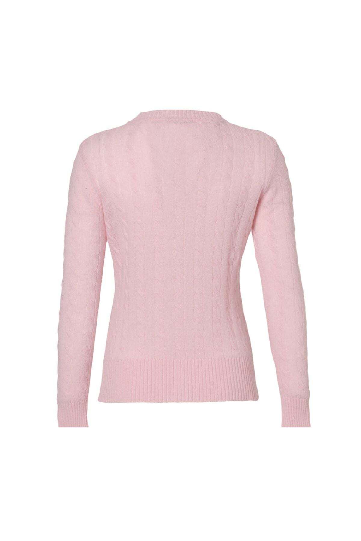 Pale pink new arrivals cashmere sweater