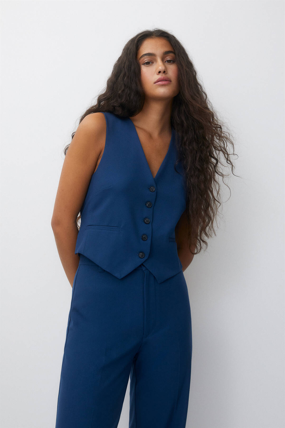 Pull & Bear Klasik düğmeli yelek Fiyatı, Yorumları Trendyol