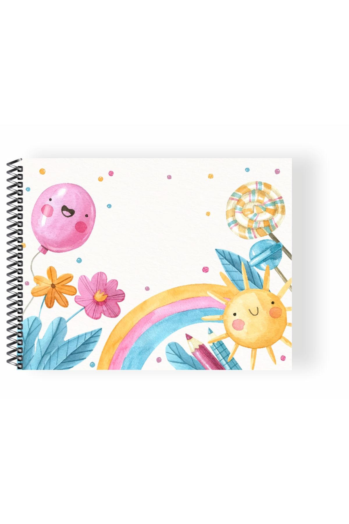 printkonsept-Set of 3 - Small Spiral Picture Notebook 15 Sheets, 17*24 2