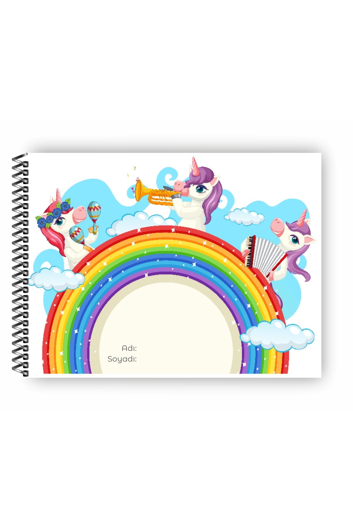 printkonsept-Set of 3 - Small Spiral Picture Notebook 15 Sheets, 17*24 3