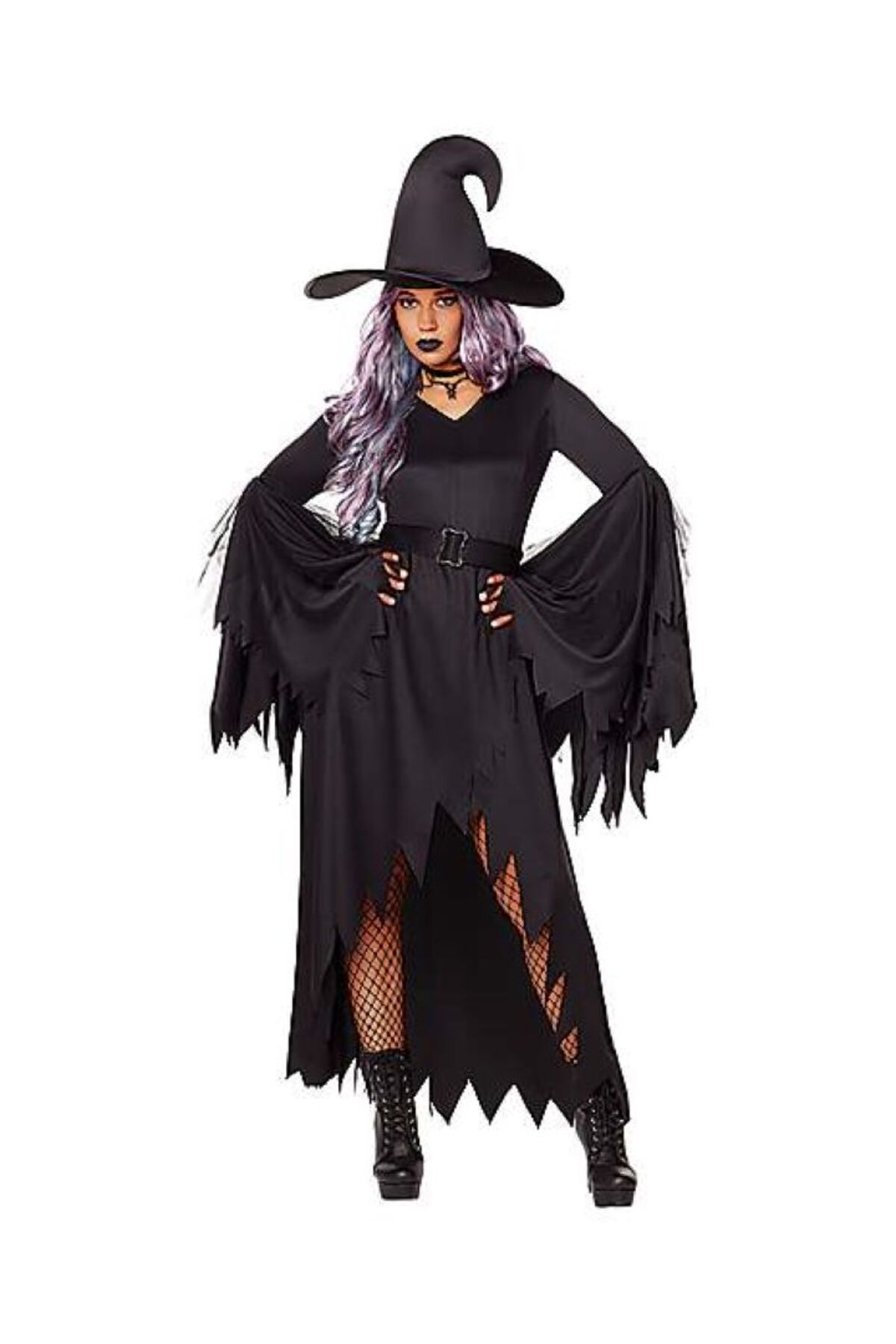 rengarenk kostüm Cadı Kostümü Yetişkin Halloween