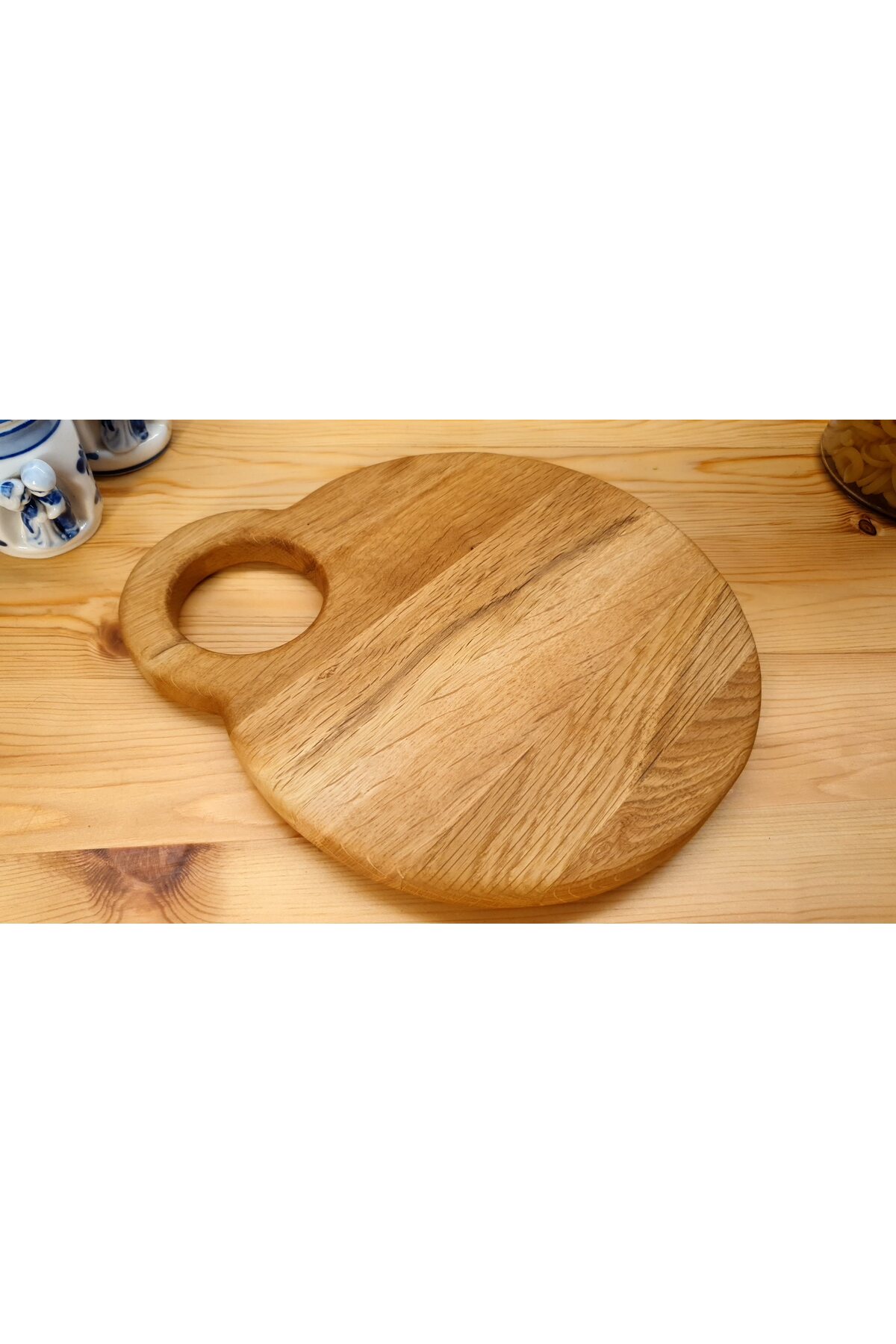 Round Final Flipchart with wooden handle