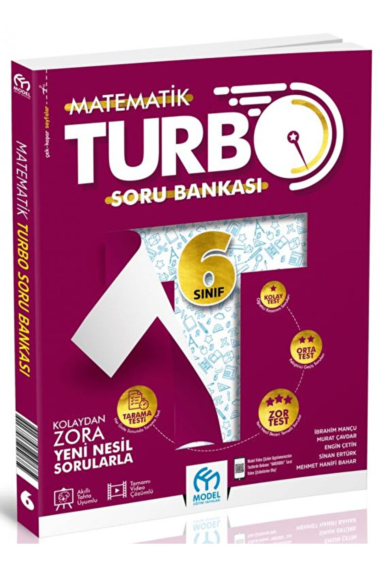 Model Eğitim Yayınları 6. Sınıf Turbo Matematik Soru Bankası
