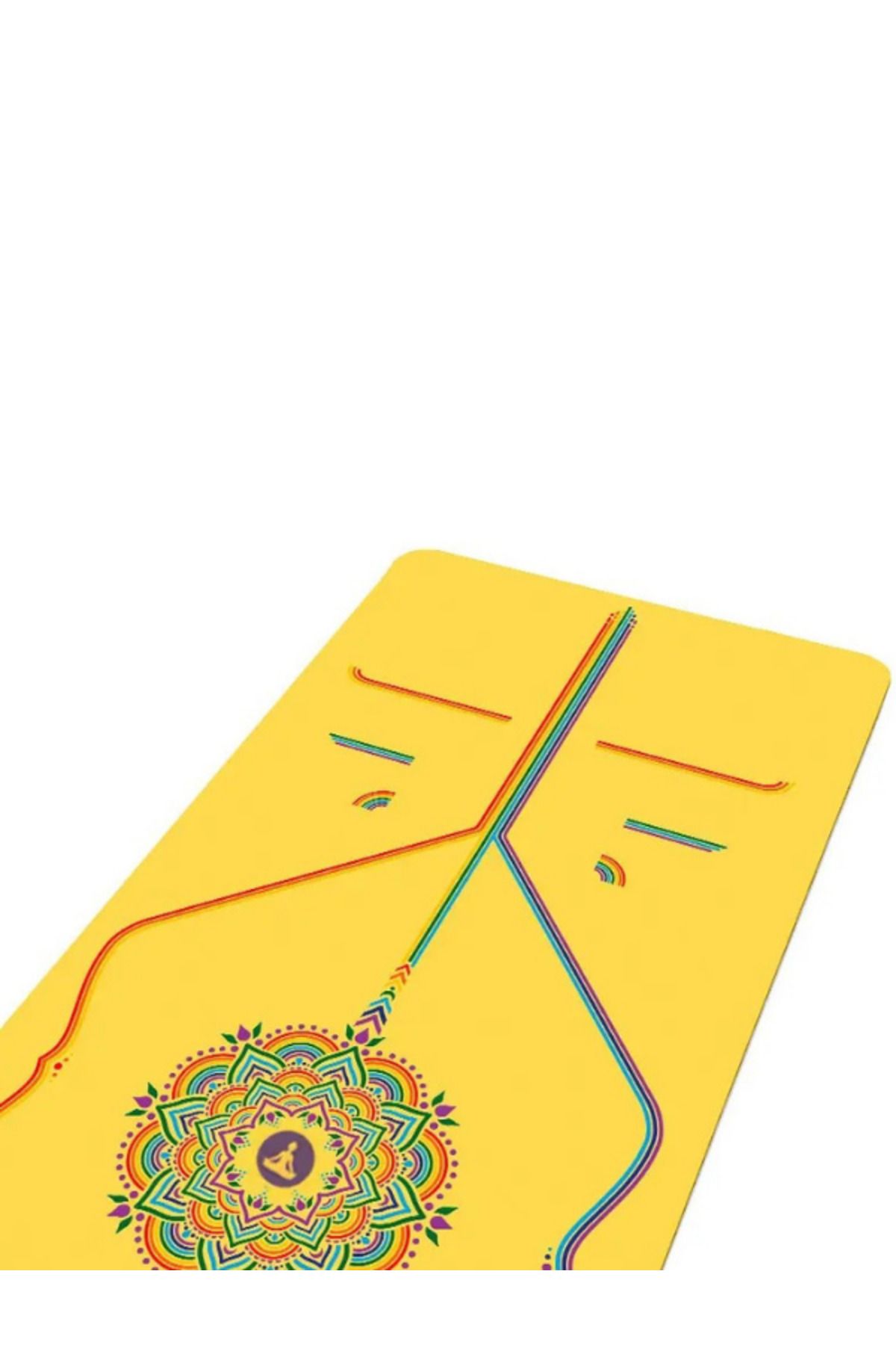 Liforme Rainbow Hope Yoga Mat Yellow