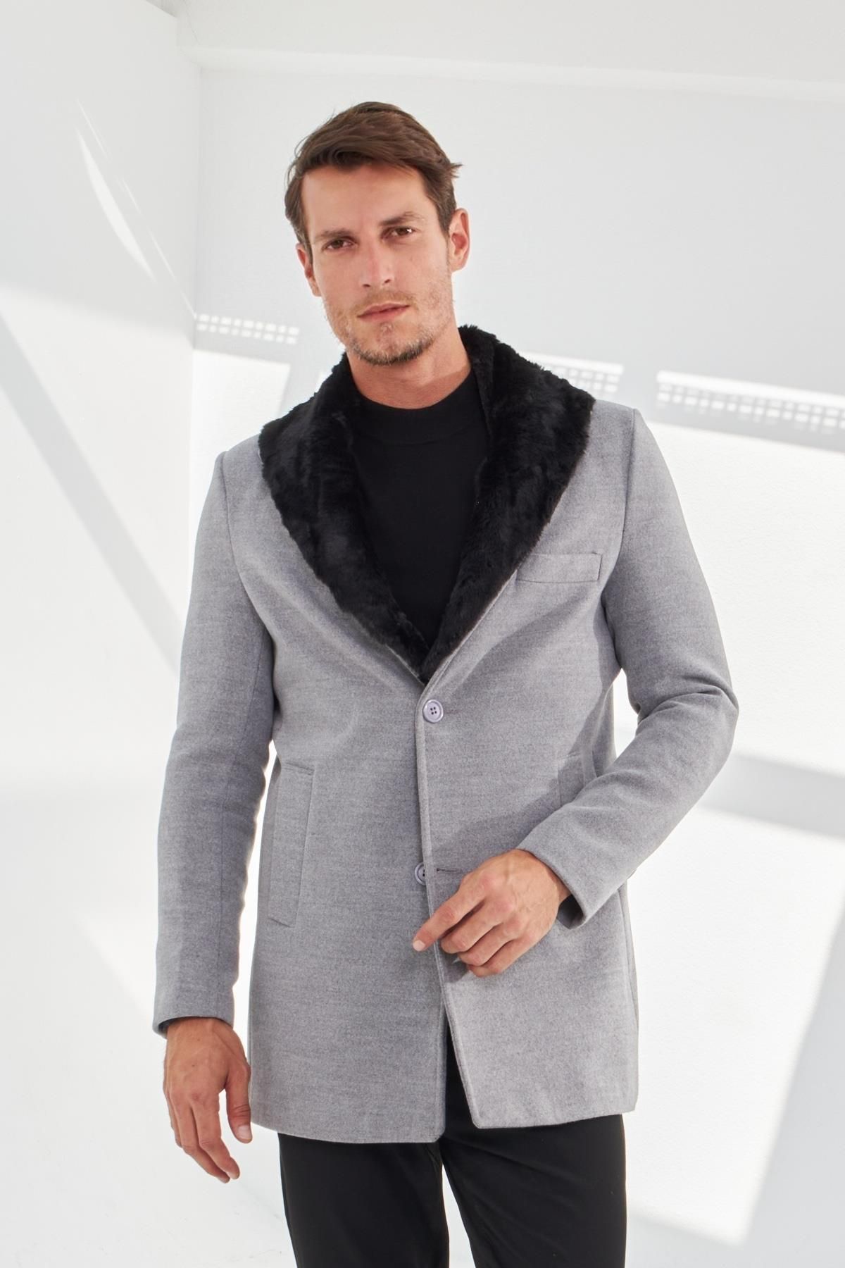 Mens slim fit coat cheap