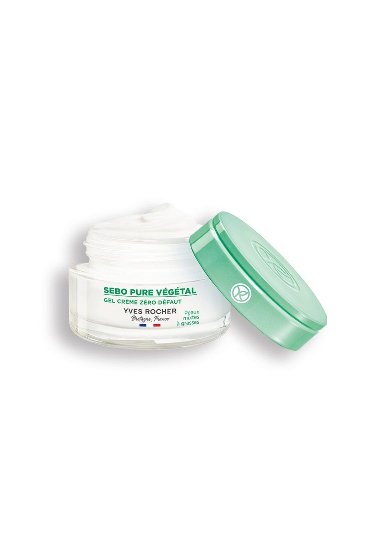 کرم ژل Sebo Pure Vegetal  پوست مختلط و چرب 50میل ایوروشه Yves Rocher