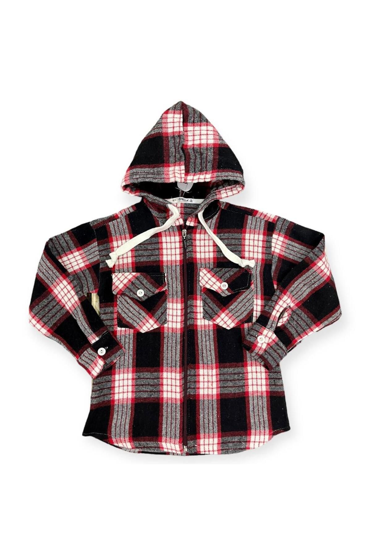 Plaid hooded cardigan 2025