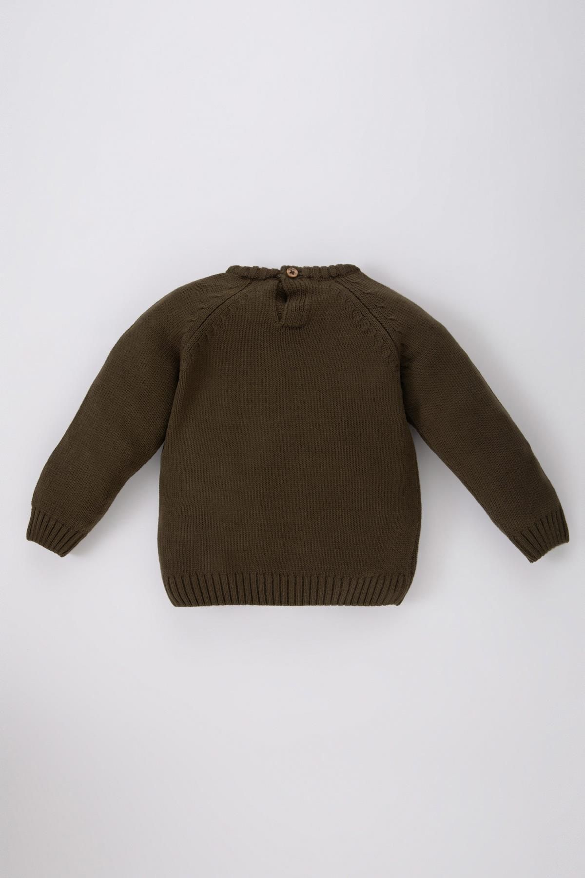 DeFacto-Baby Boy Crew Neck Sweater A3889a523wn 5