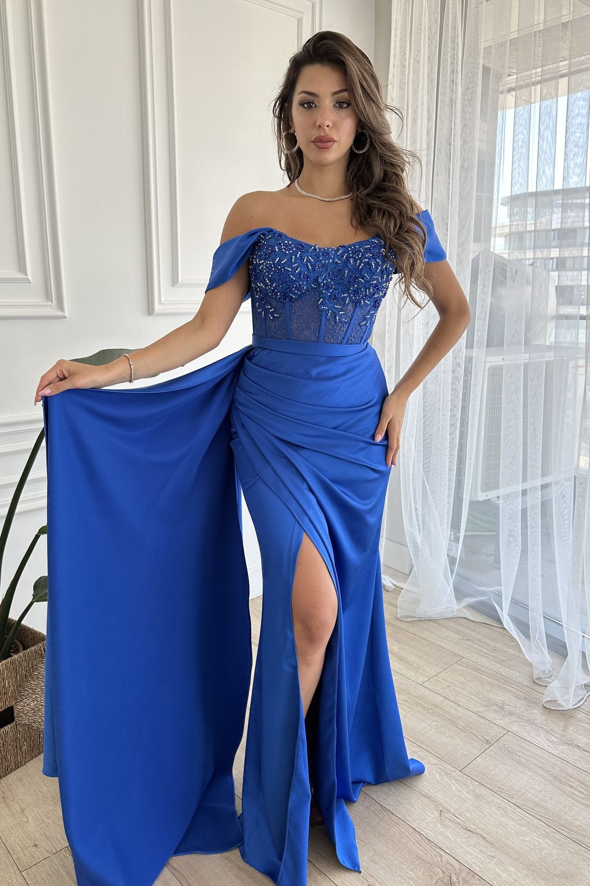 Transparent prom dress sale