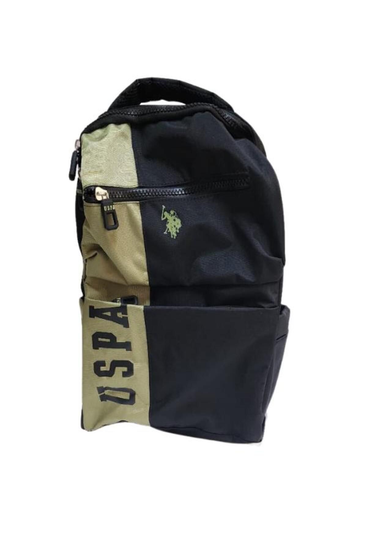 BASE. پولو اسن. کوله پشتی مشکی - سبز PLÇAN23170 U.S. Polo Assn.